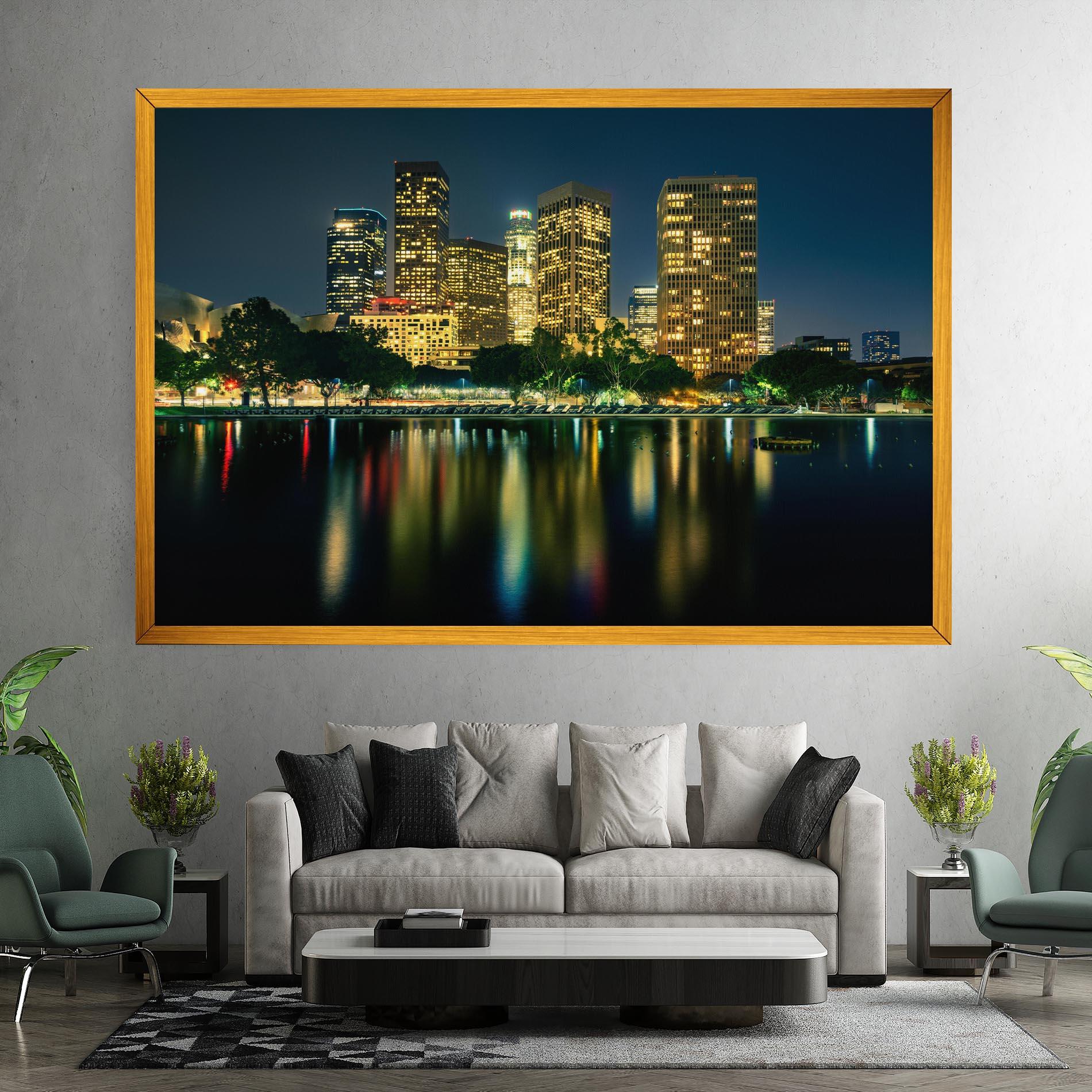 Tablou Canvas Los Angeles Night mockup 7