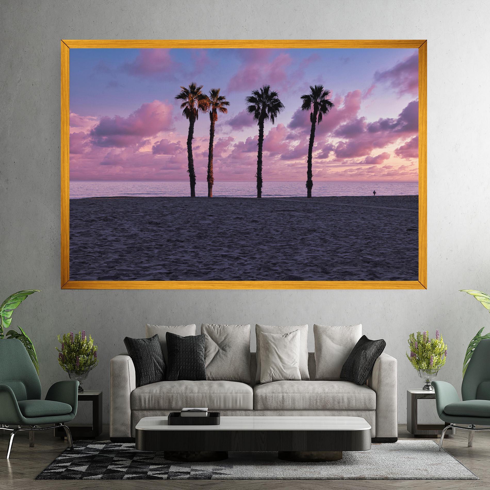 Tablou Canvas Palm Trees Beach mockup 7