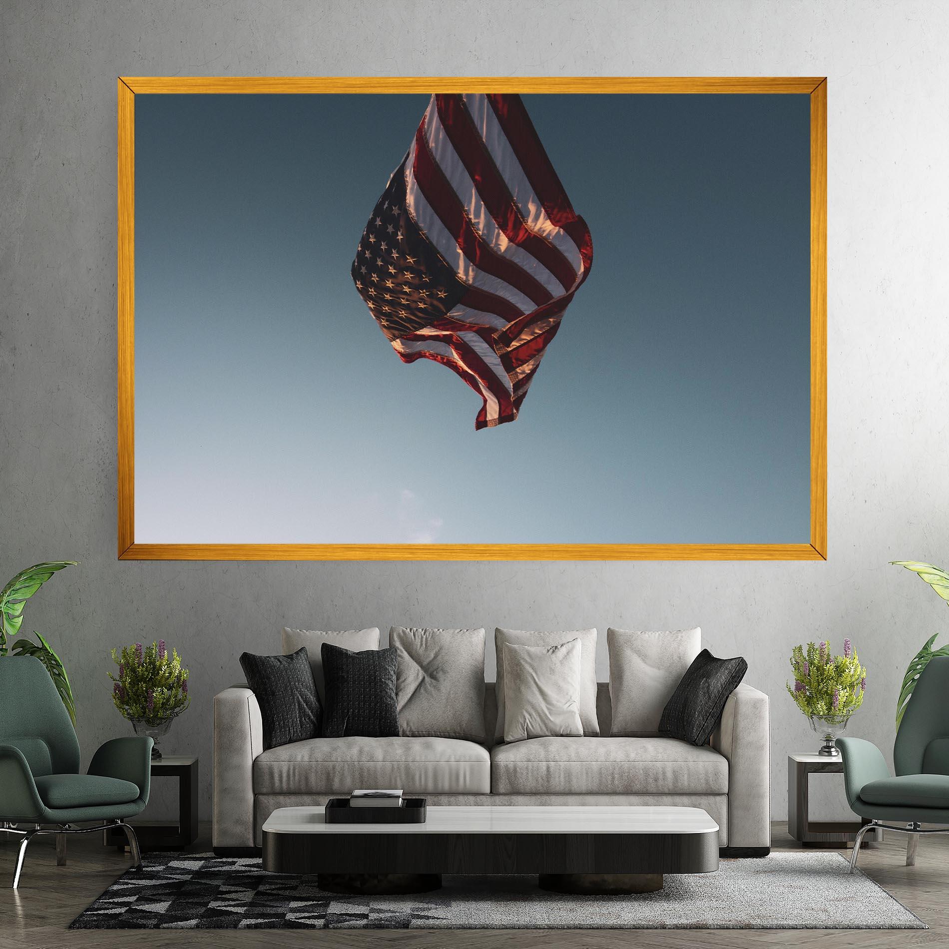 Tablou Canvas Usa Flag mockup 7