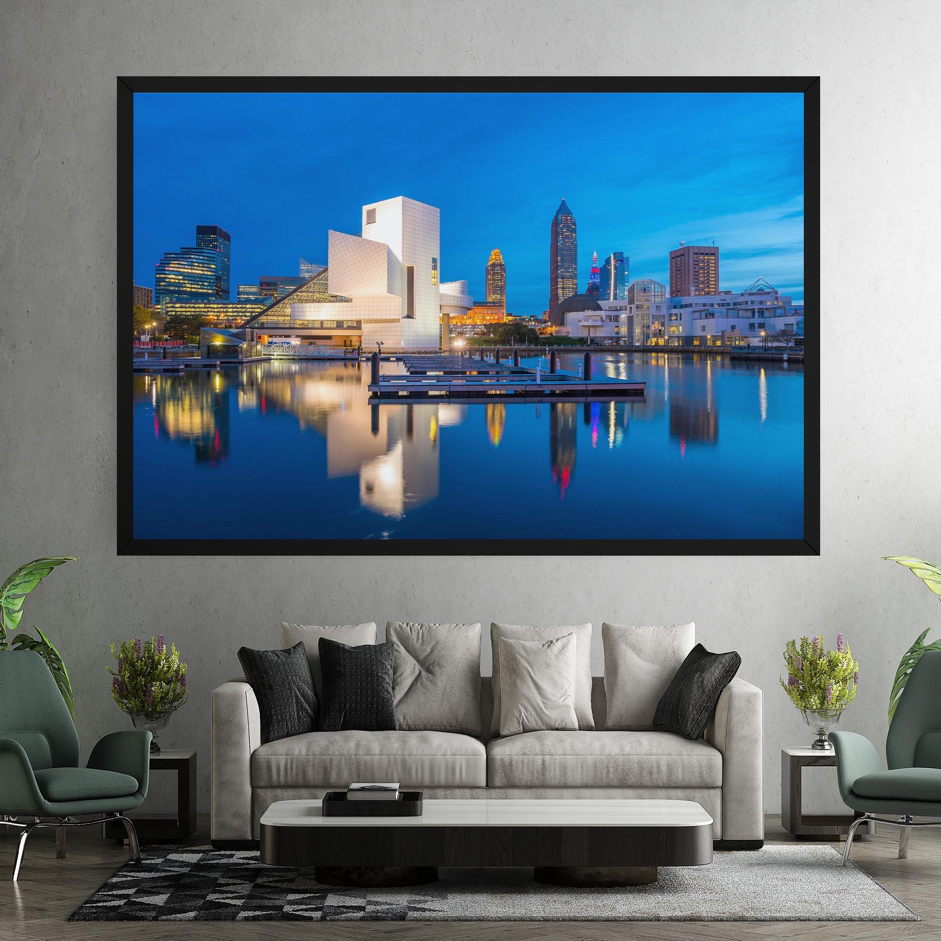 Tablou Canvas Lakefront Ohio Usa mockup 7