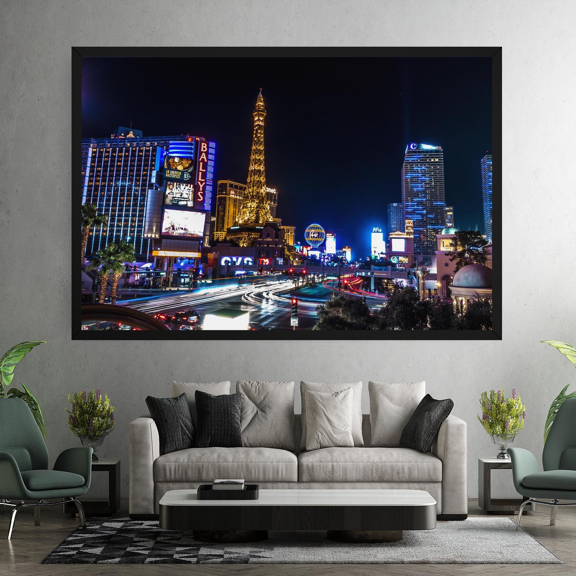 Tablou Canvas Las Vegas Night mockup 7