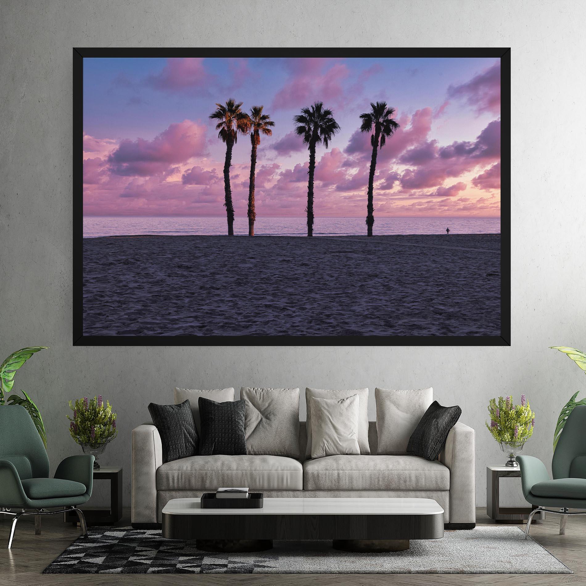 Tablou Canvas Palm Trees Beach mockup 7