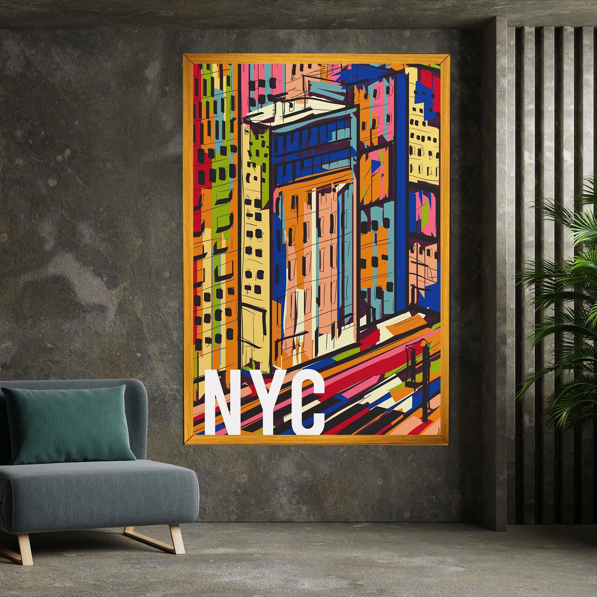 Tablou Canvas New York City Art mockup 7