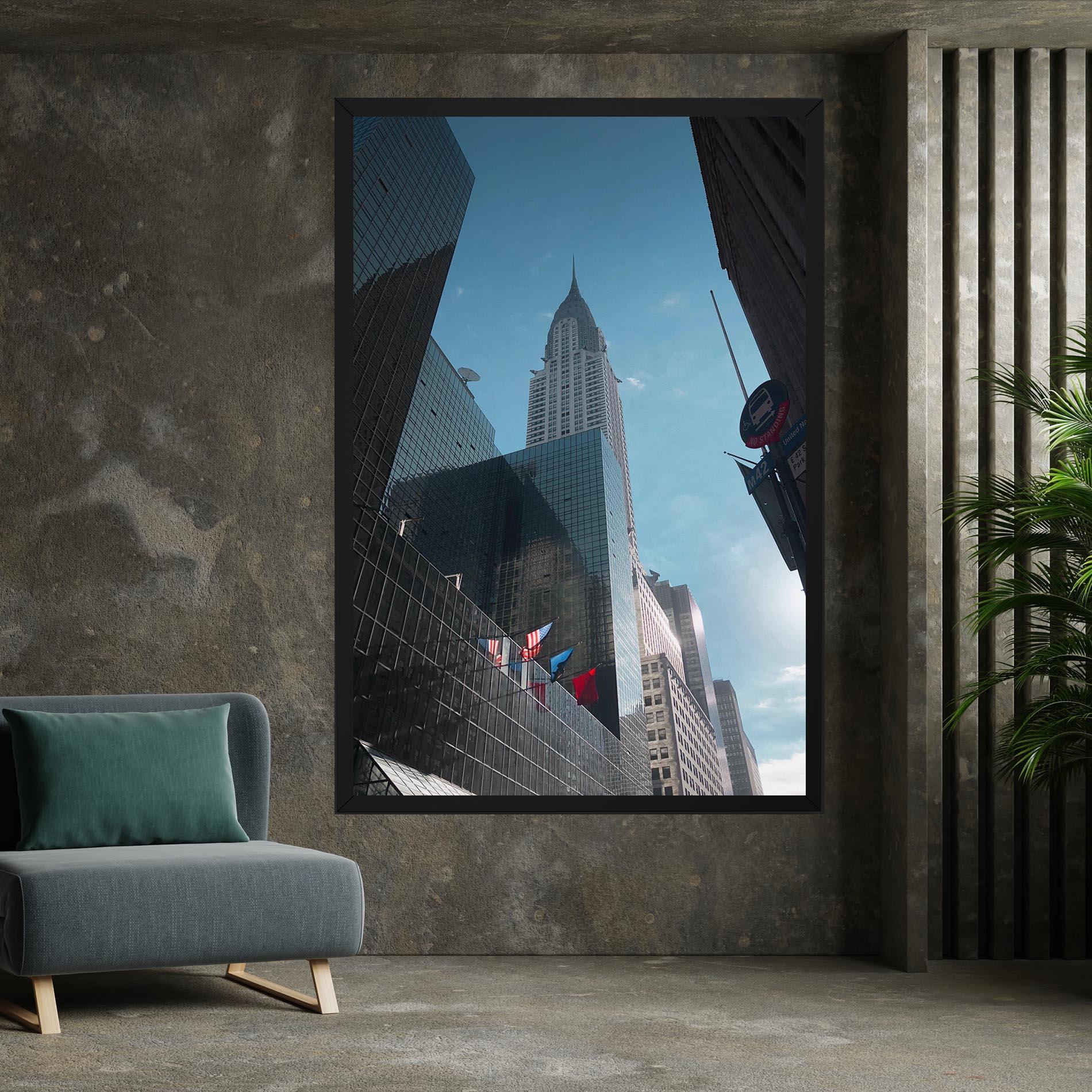 Tablou Canvas Big Glass Tower mockup 7