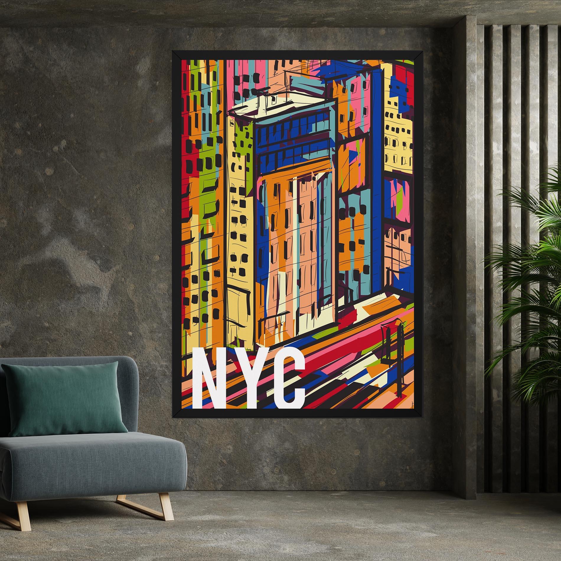 Tablou Canvas New York City Art mockup 7