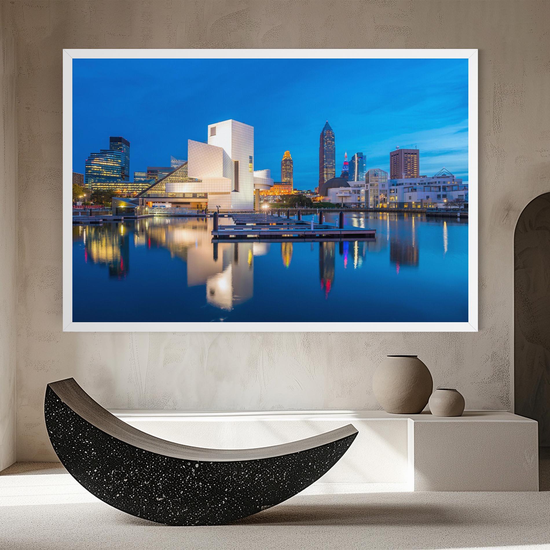 Tablou Canvas Lakefront Ohio Usa mockup 8