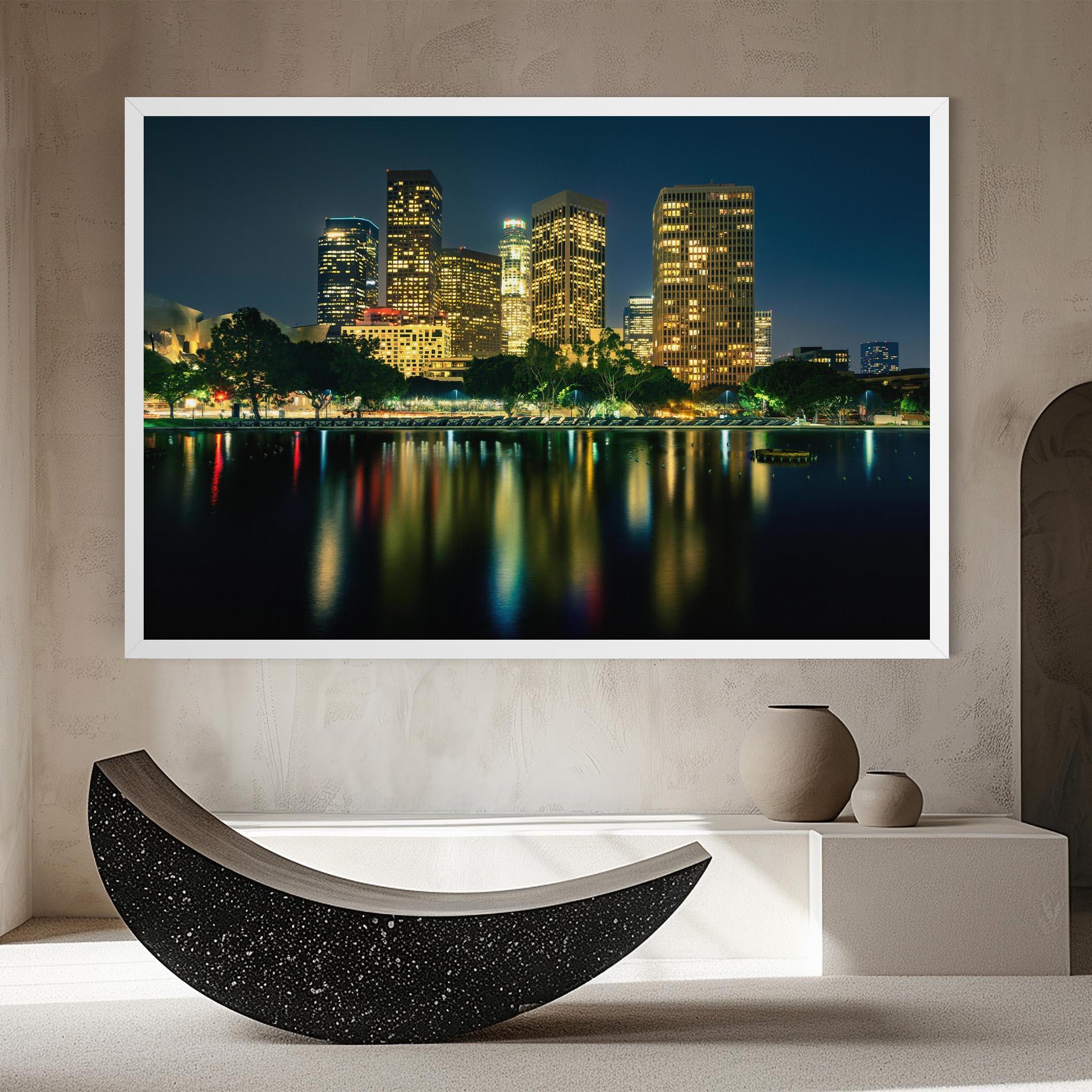 Tablou Canvas Los Angeles Night mockup 8