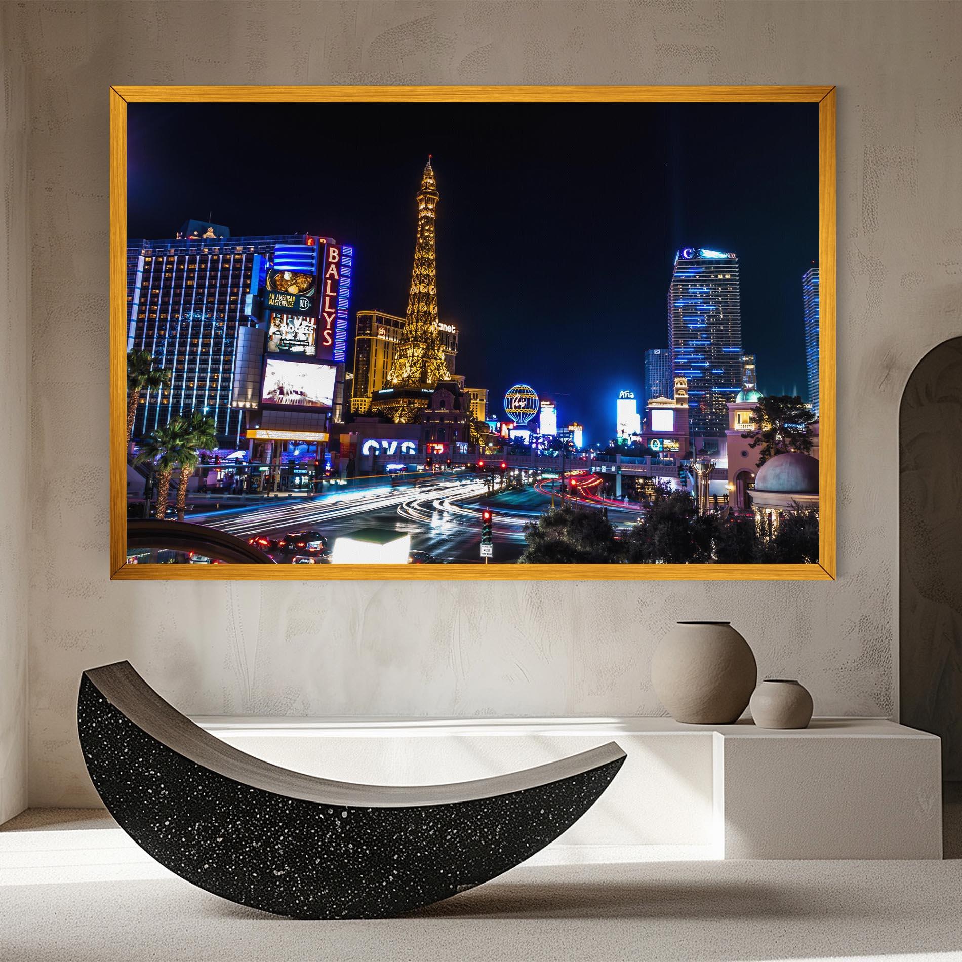 Tablou Canvas Las Vegas Night mockup 8