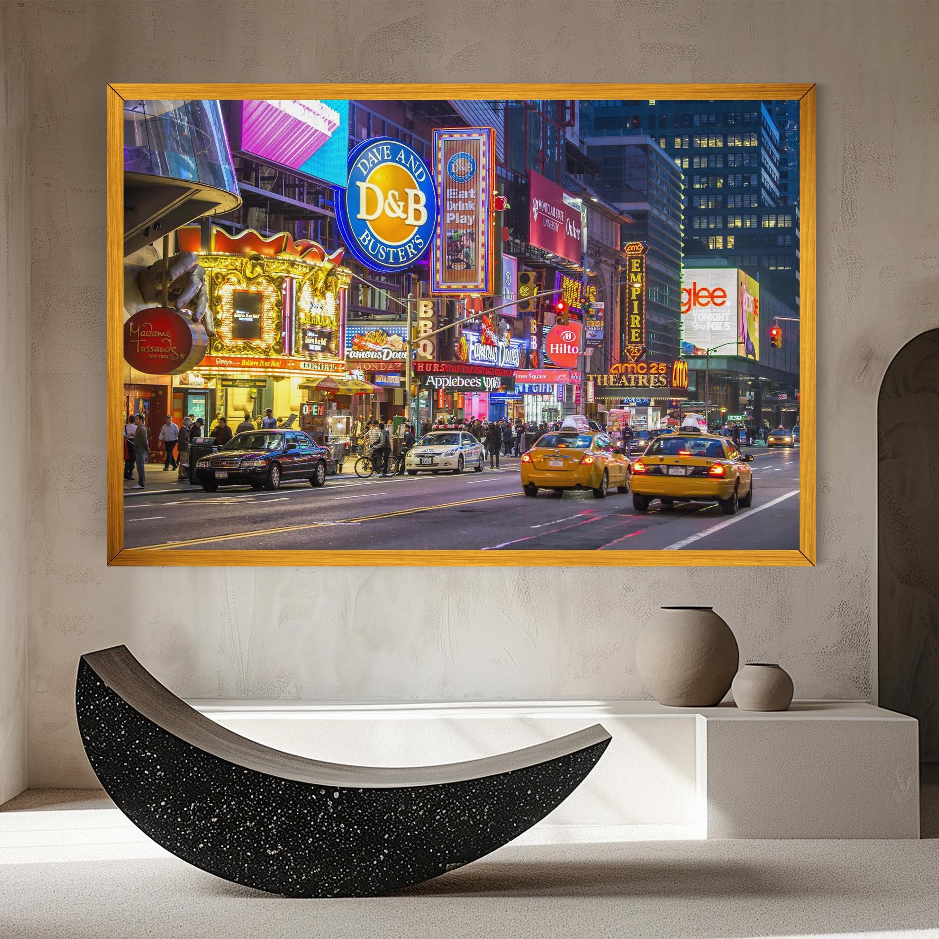Tablou Canvas New York Lights mockup 8