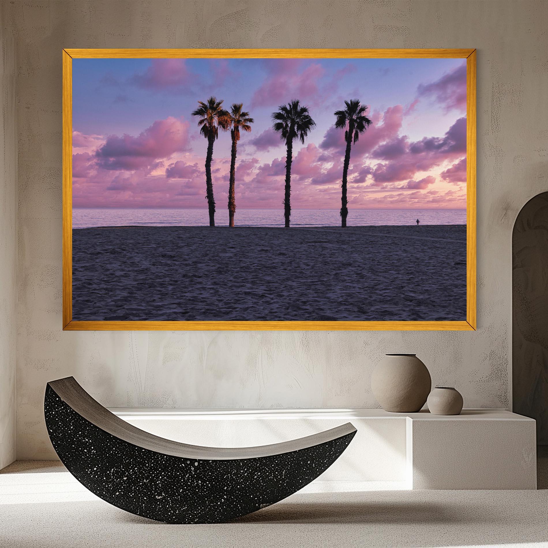 Tablou Canvas Palm Trees Beach mockup 8