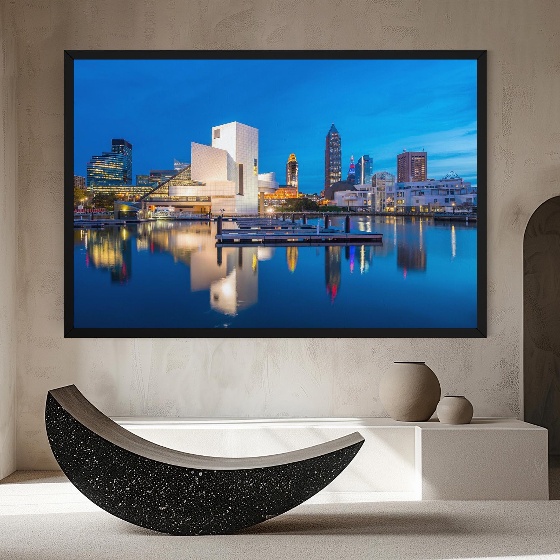 Tablou Canvas Lakefront Ohio Usa mockup 8