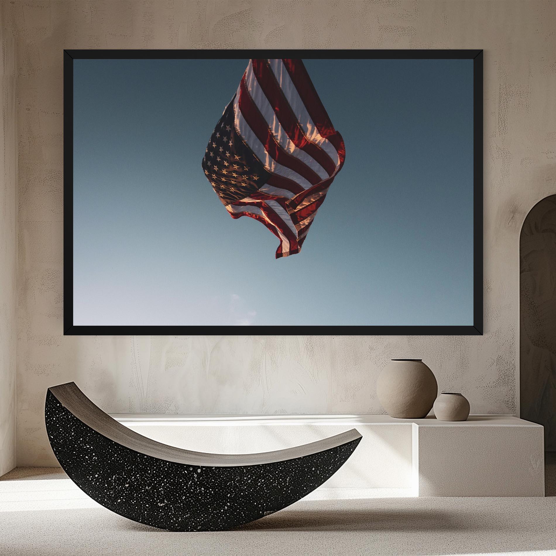 Tablou Canvas Usa Flag mockup 8