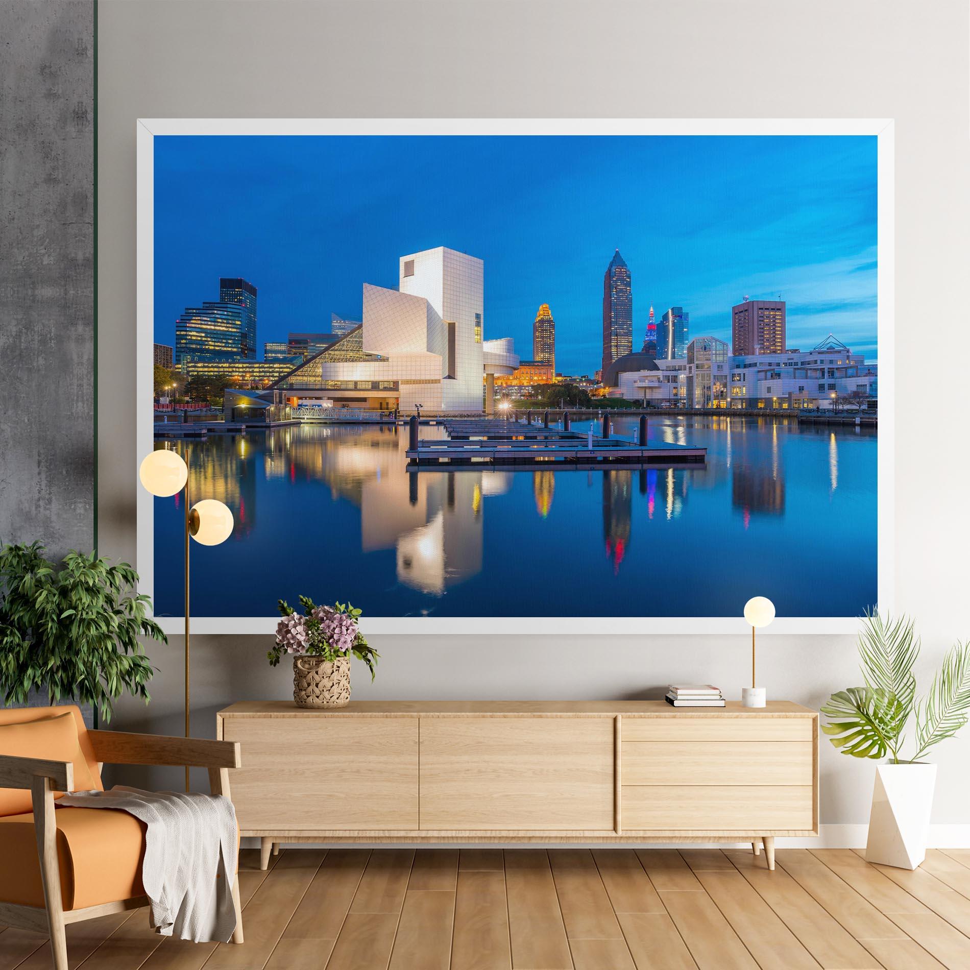 Tablou Canvas Lakefront Ohio Usa mockup 9