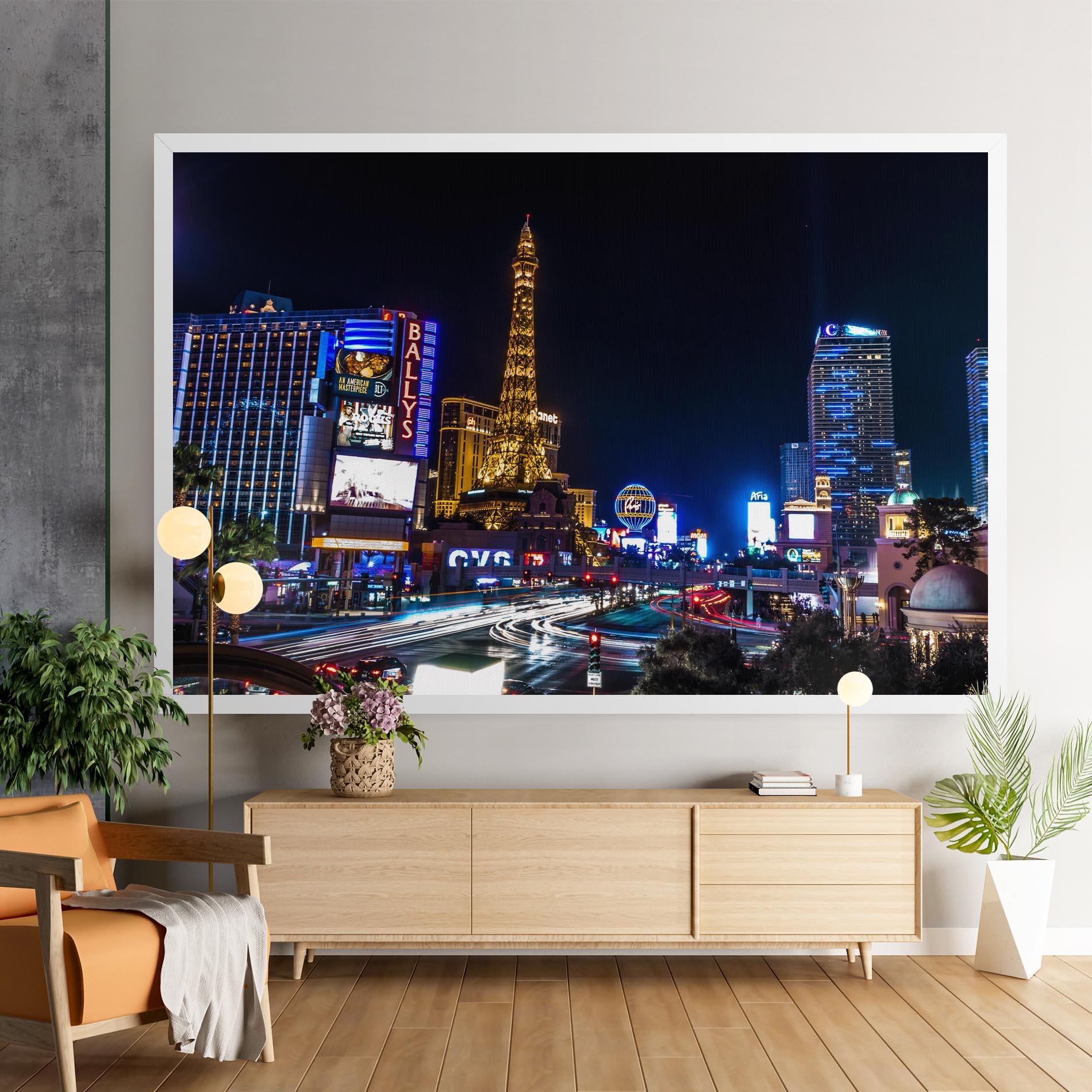 Tablou Canvas Las Vegas Night mockup 9