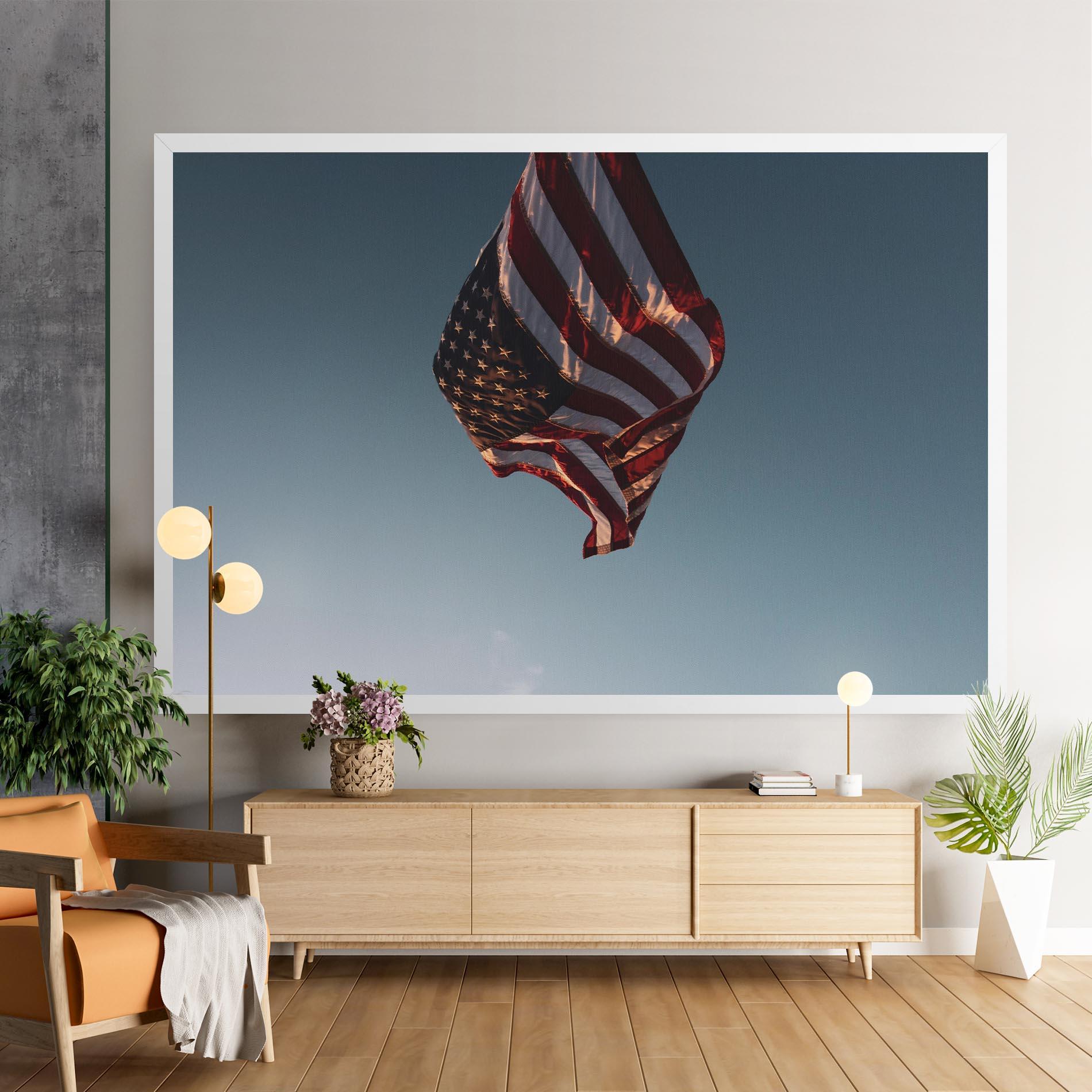 Tablou Canvas Usa Flag mockup 9