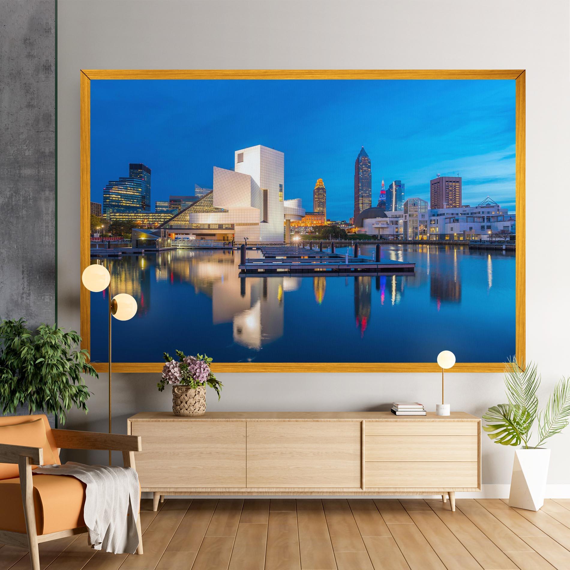 Tablou Canvas Lakefront Ohio Usa mockup 9