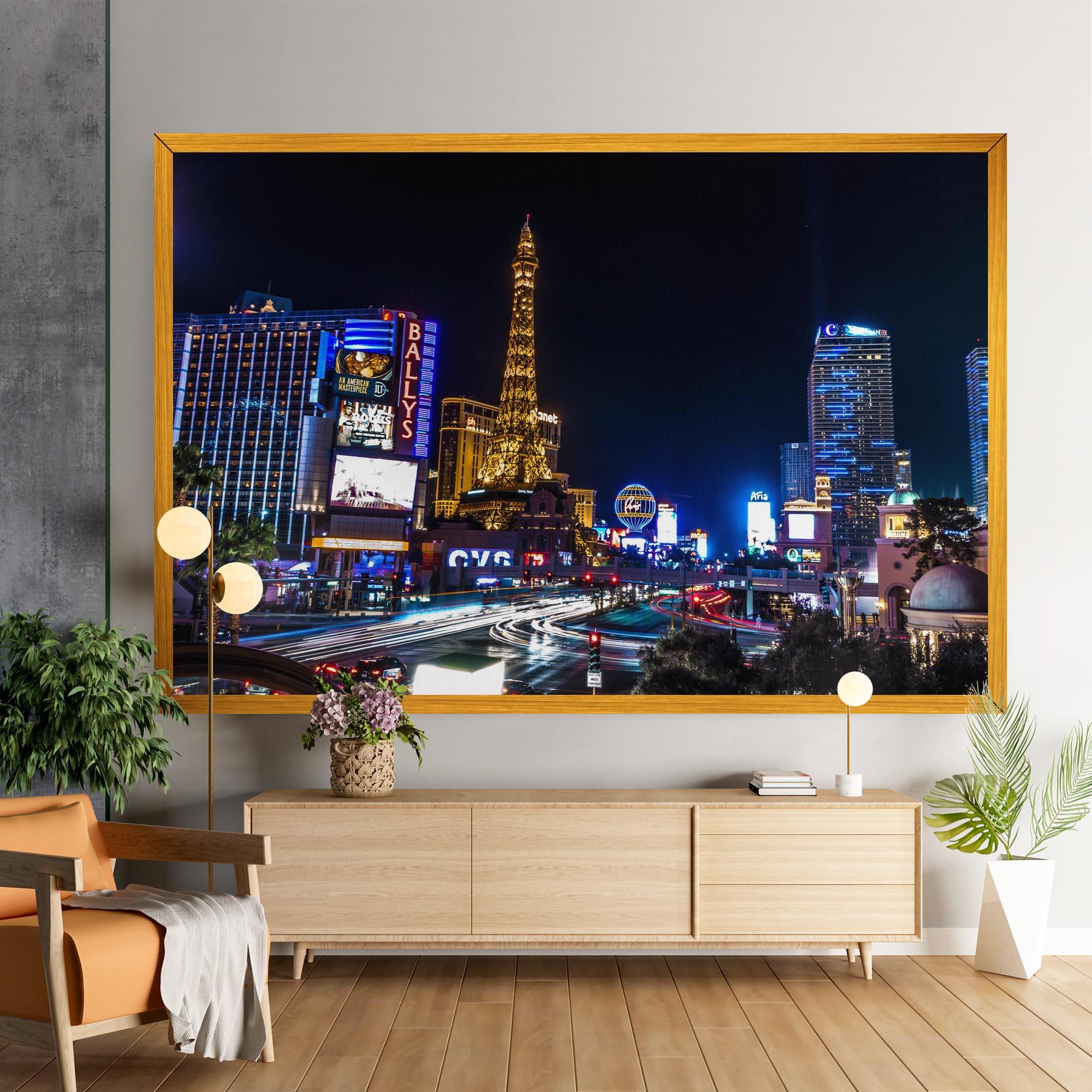 Tablou Canvas Las Vegas Night mockup 9