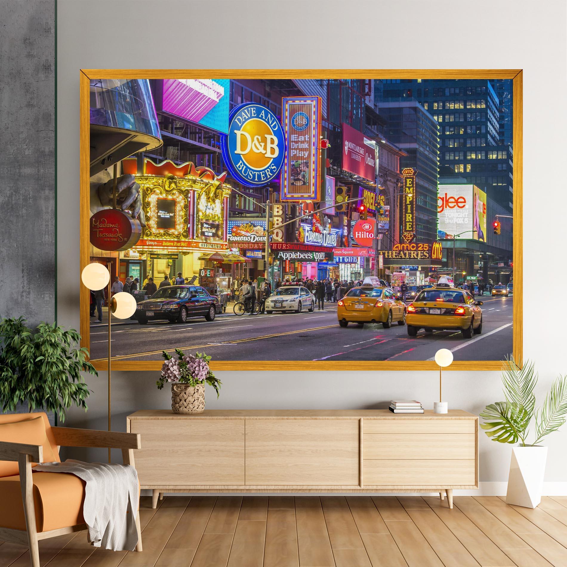 Tablou Canvas New York Lights mockup 9
