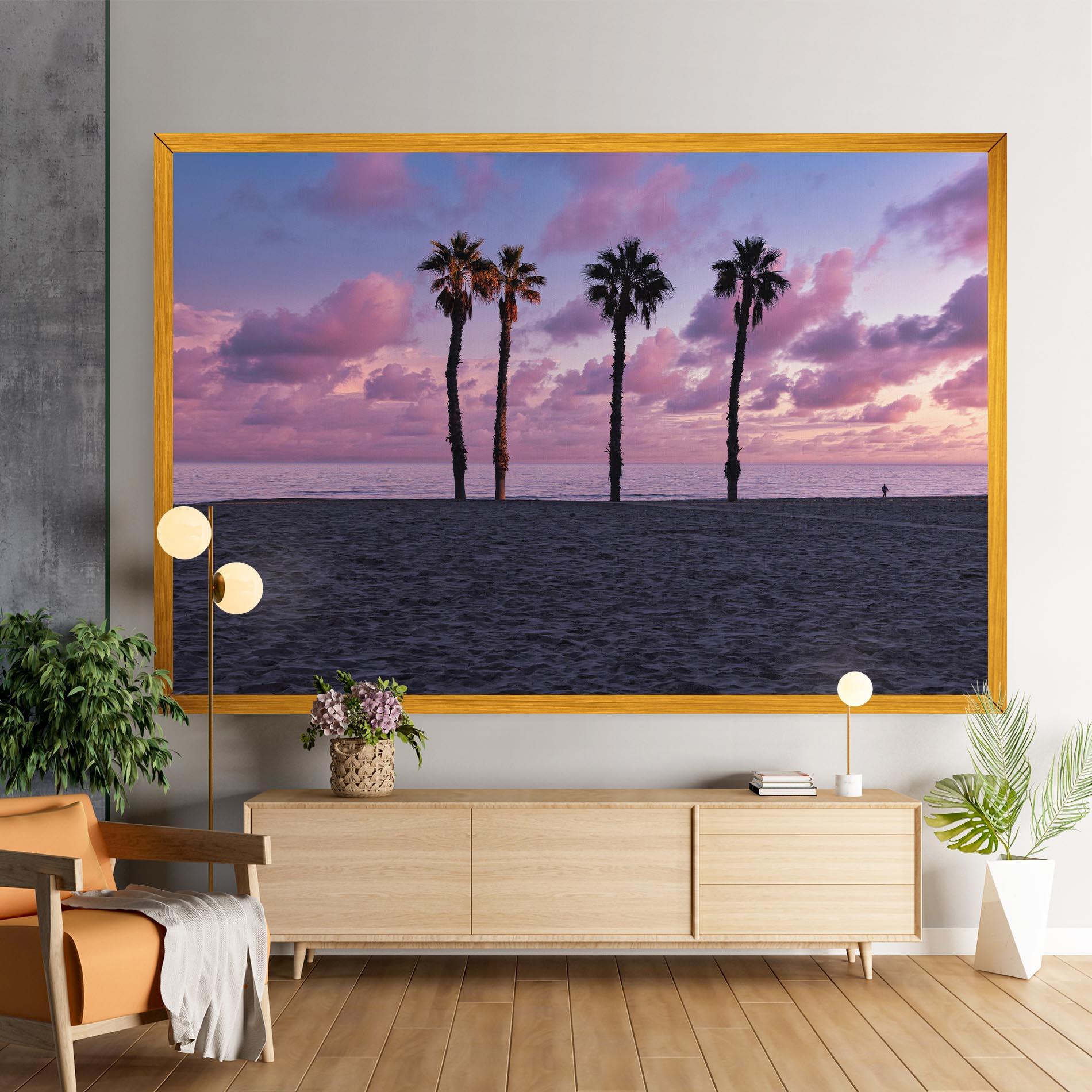 Tablou Canvas Palm Trees Beach mockup 9