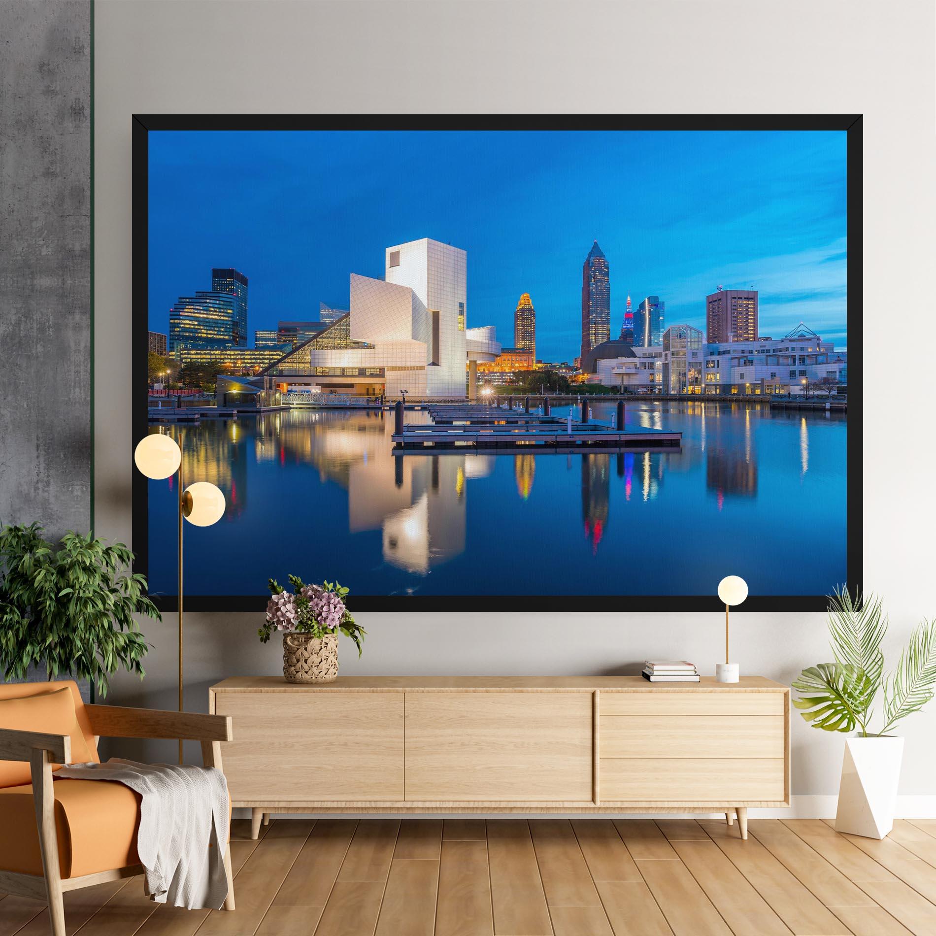 Tablou Canvas Lakefront Ohio Usa mockup 9