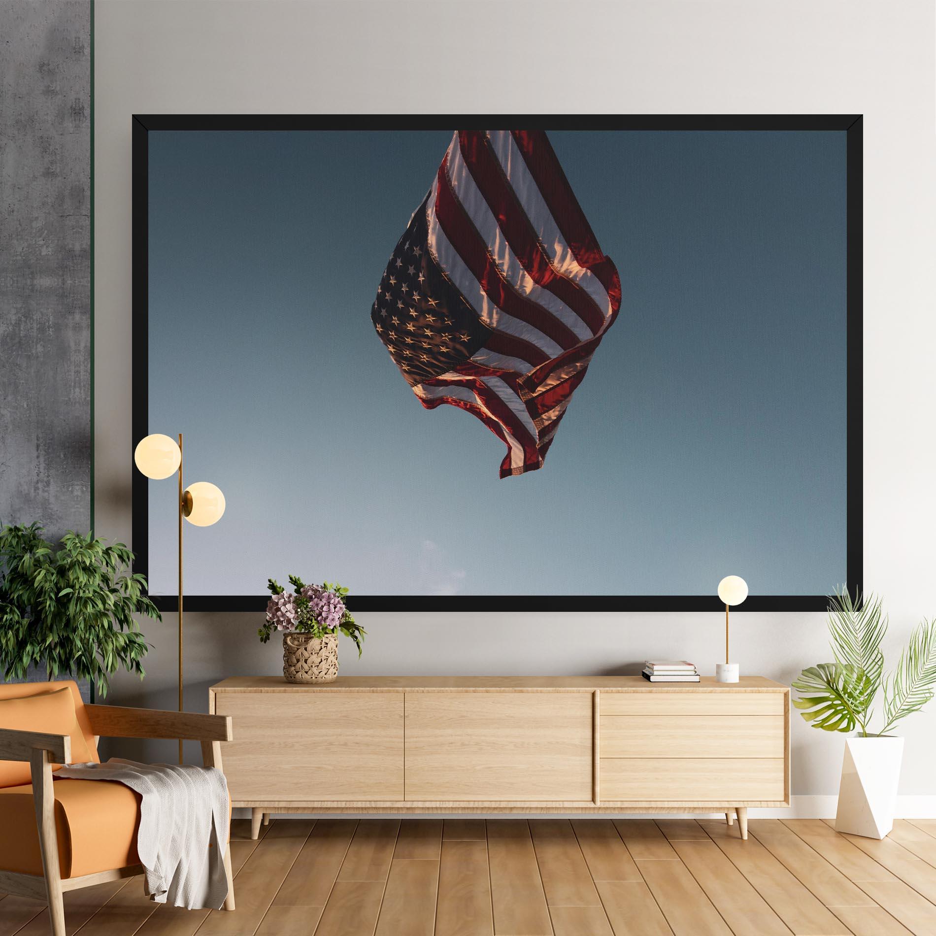 Tablou Canvas Usa Flag mockup 9