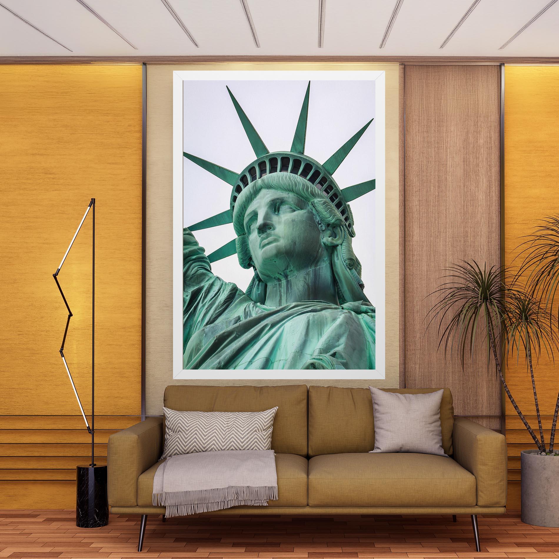 Tablou Canvas Statue Of Liberty Head mockup 9
