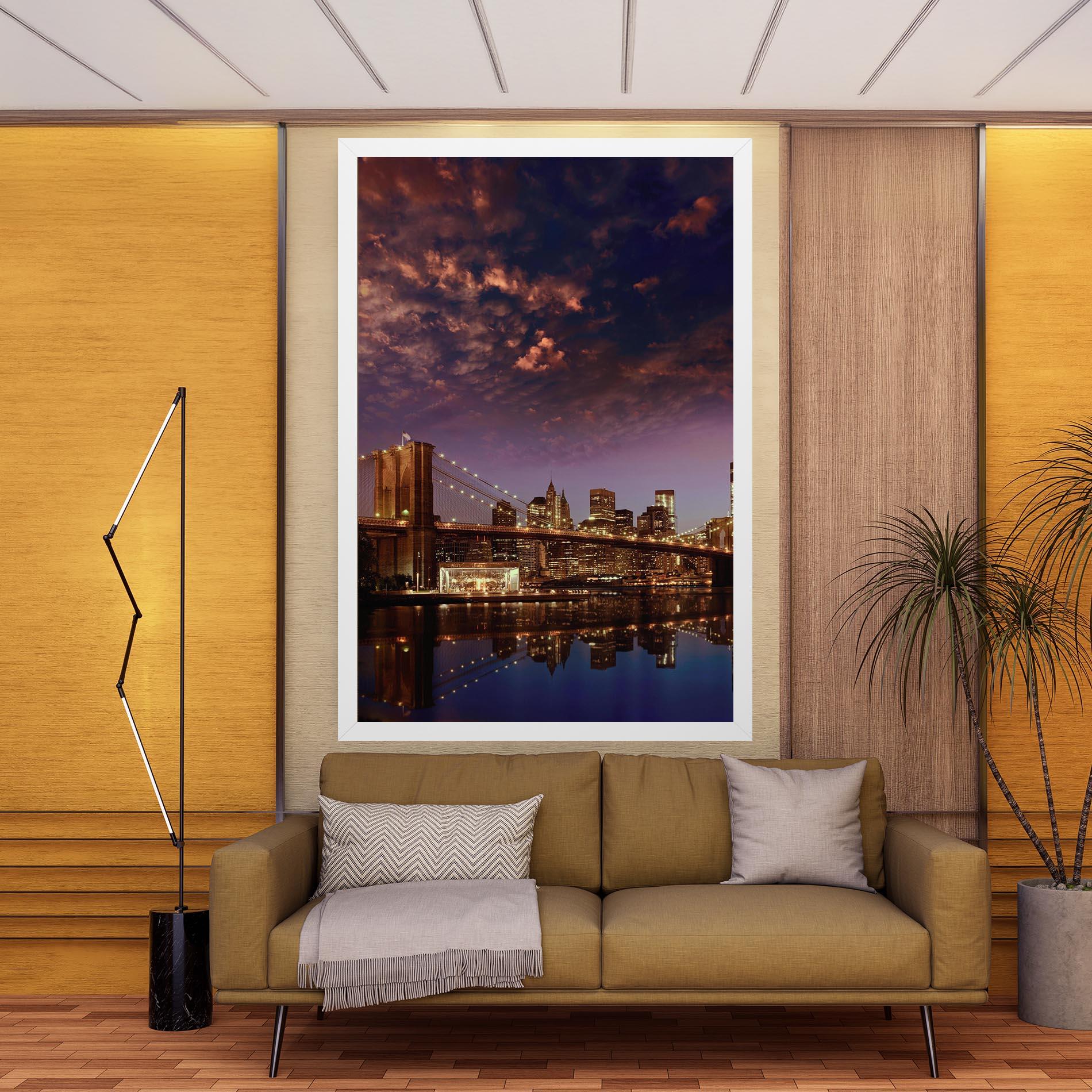 Tablou Canvas Sunset New York mockup 9