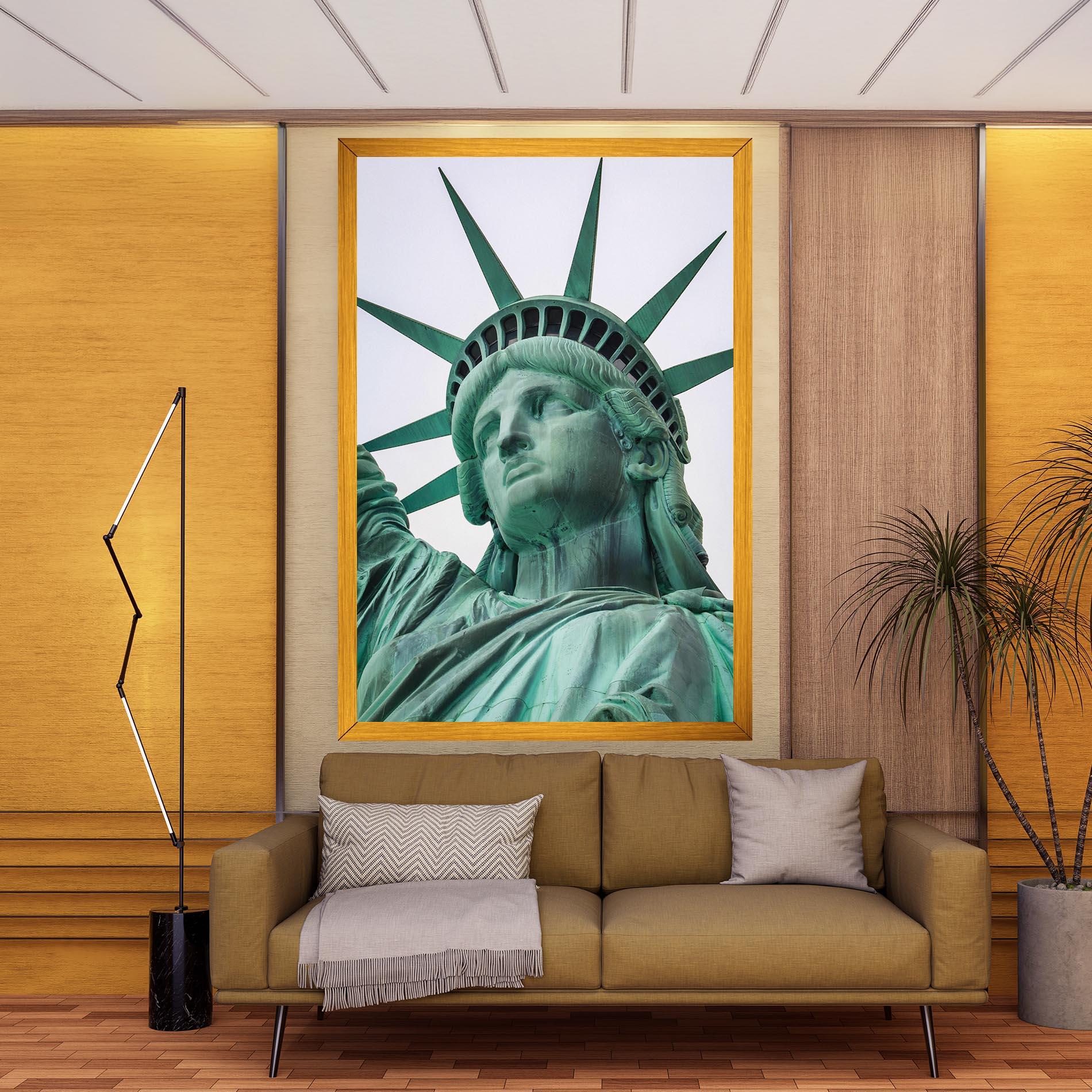 Tablou Canvas Statue Of Liberty Head mockup 9
