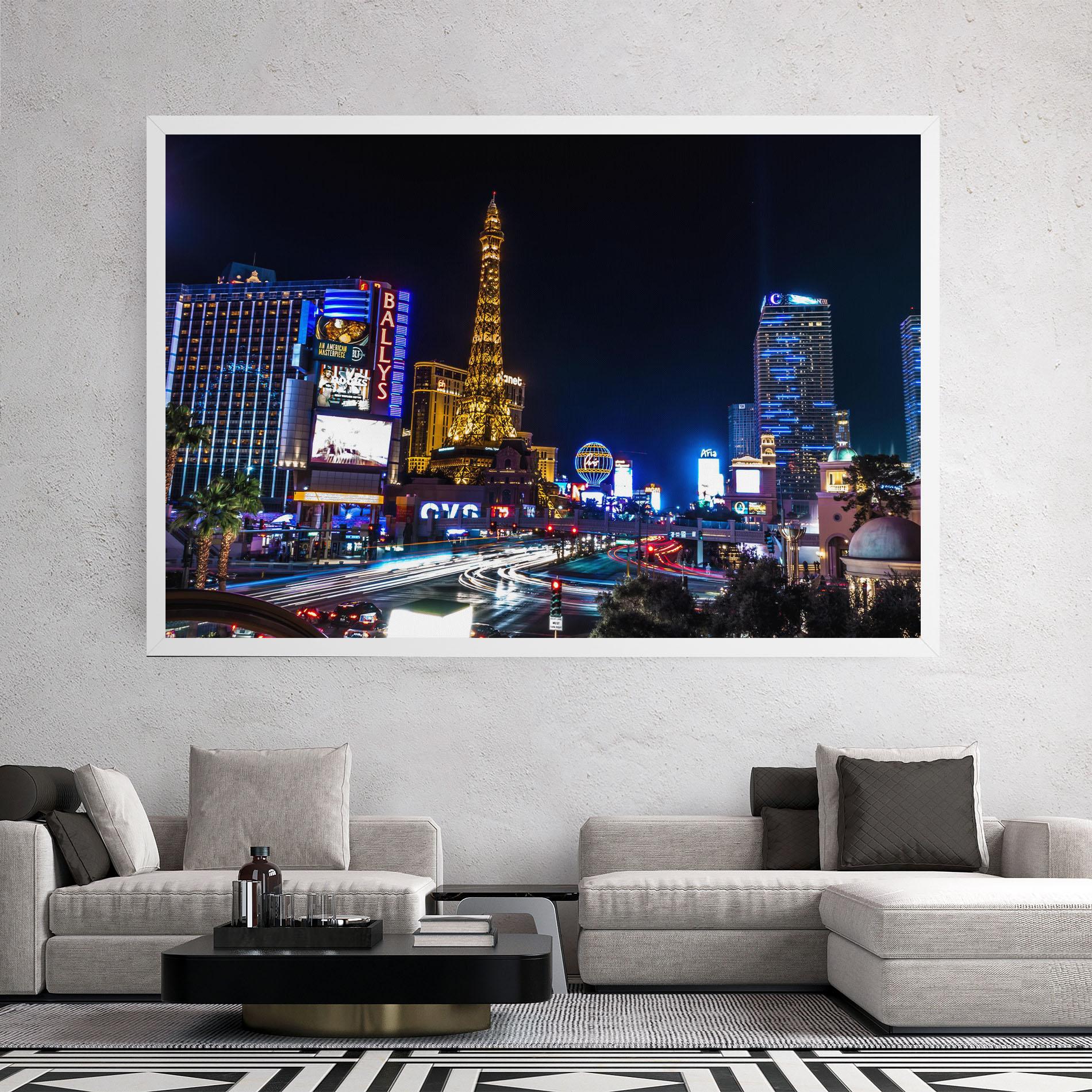 Tablou Canvas Las Vegas Night mockup 2