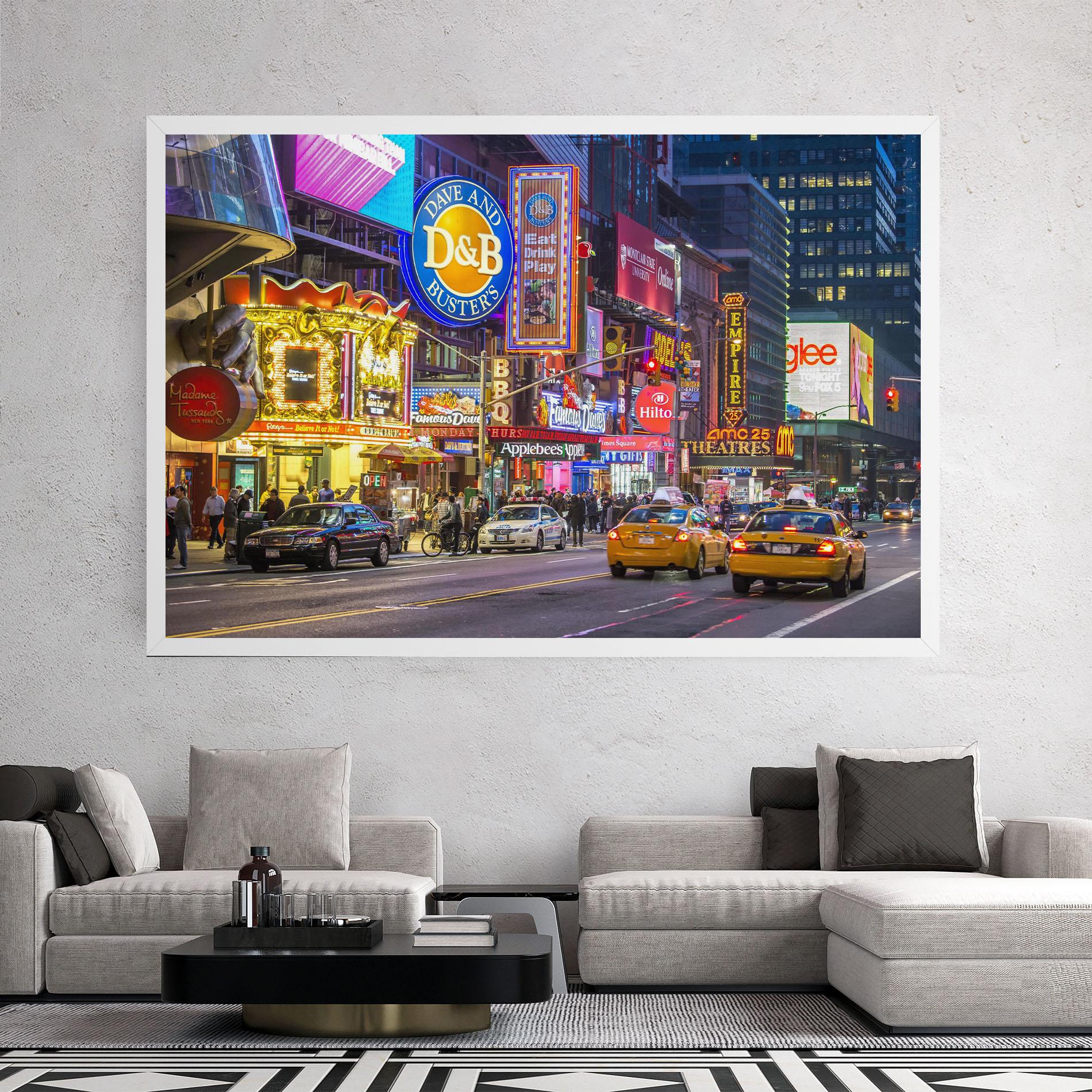 Tablou Canvas New York Lights mockup 2