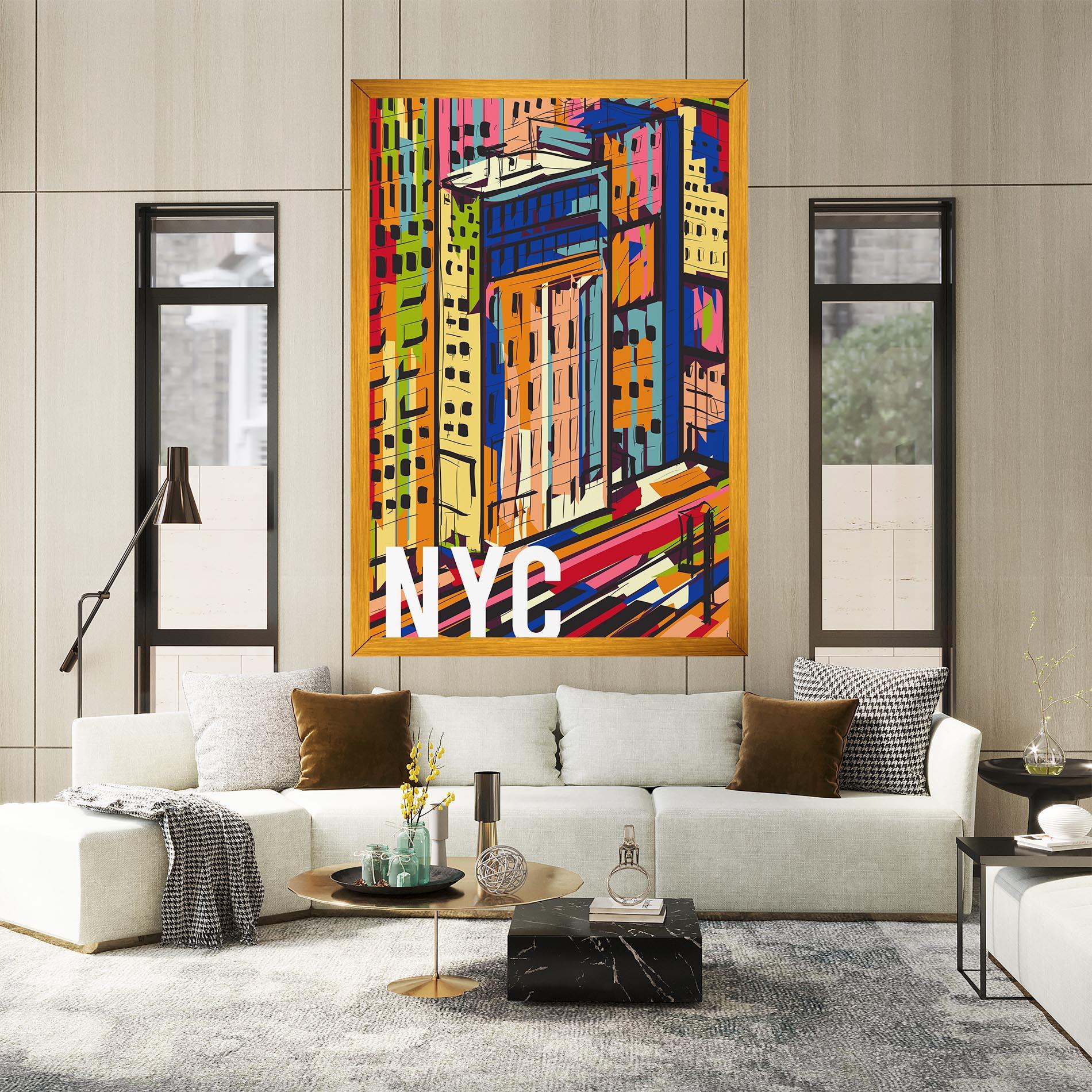 Tablou Canvas New York City Art mockup 2