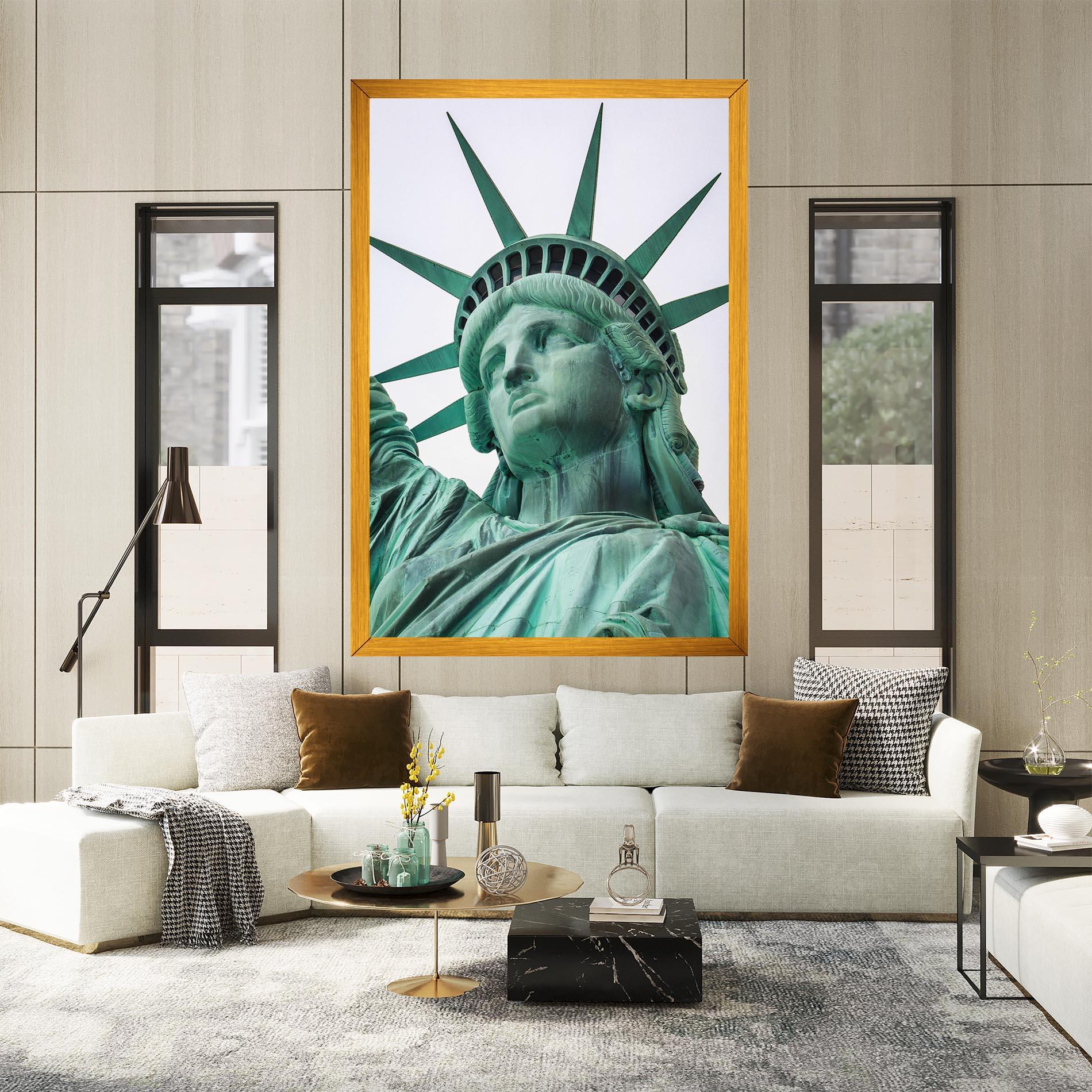 Tablou Canvas Statue Of Liberty Head mockup 2