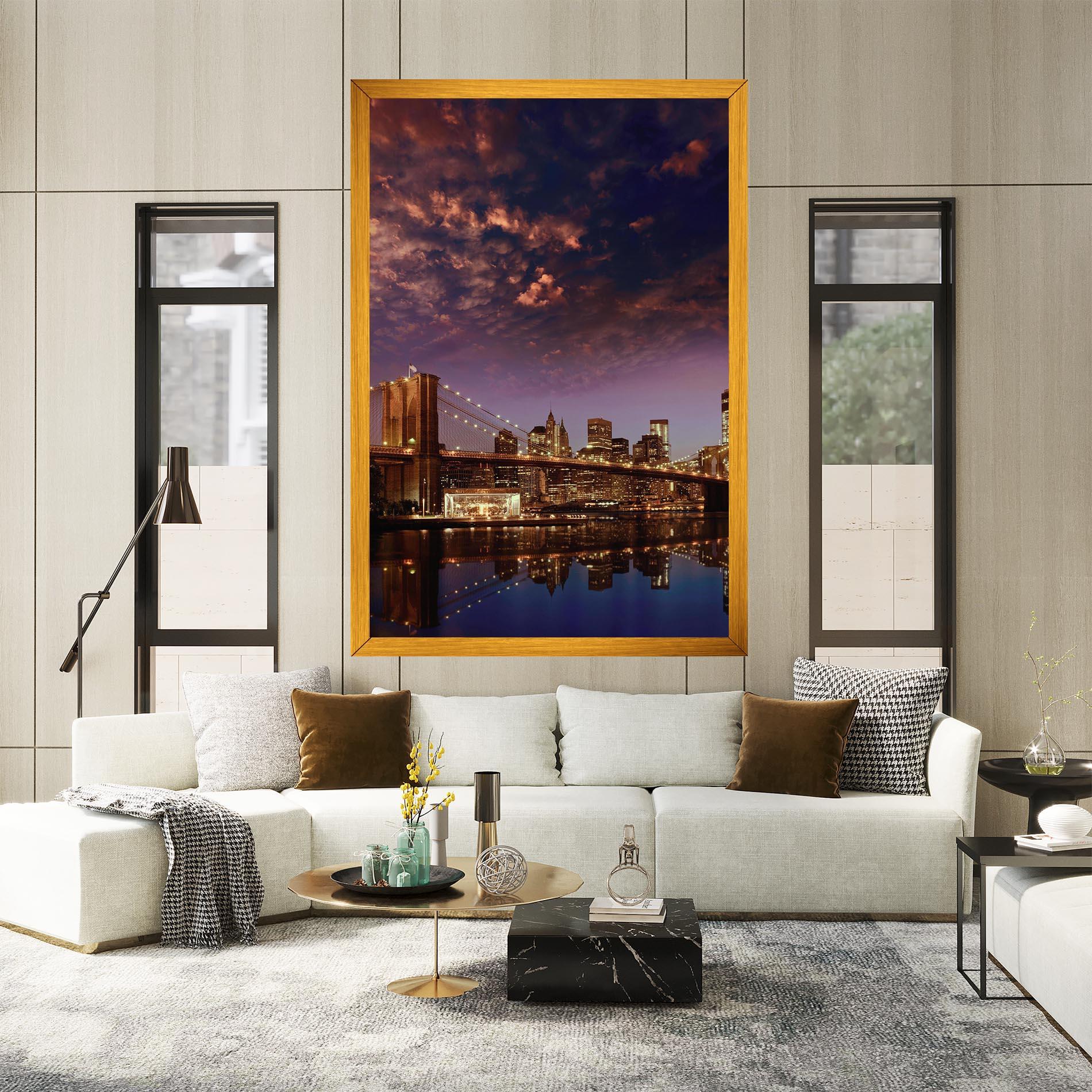 Tablou Canvas Sunset New York mockup 2