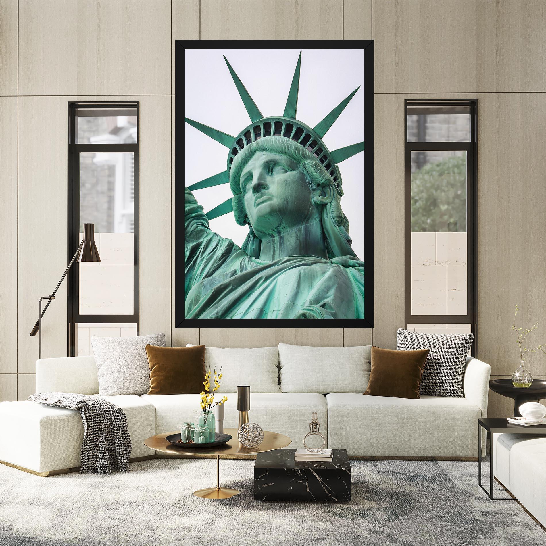 Tablou Canvas Statue Of Liberty Head mockup 2