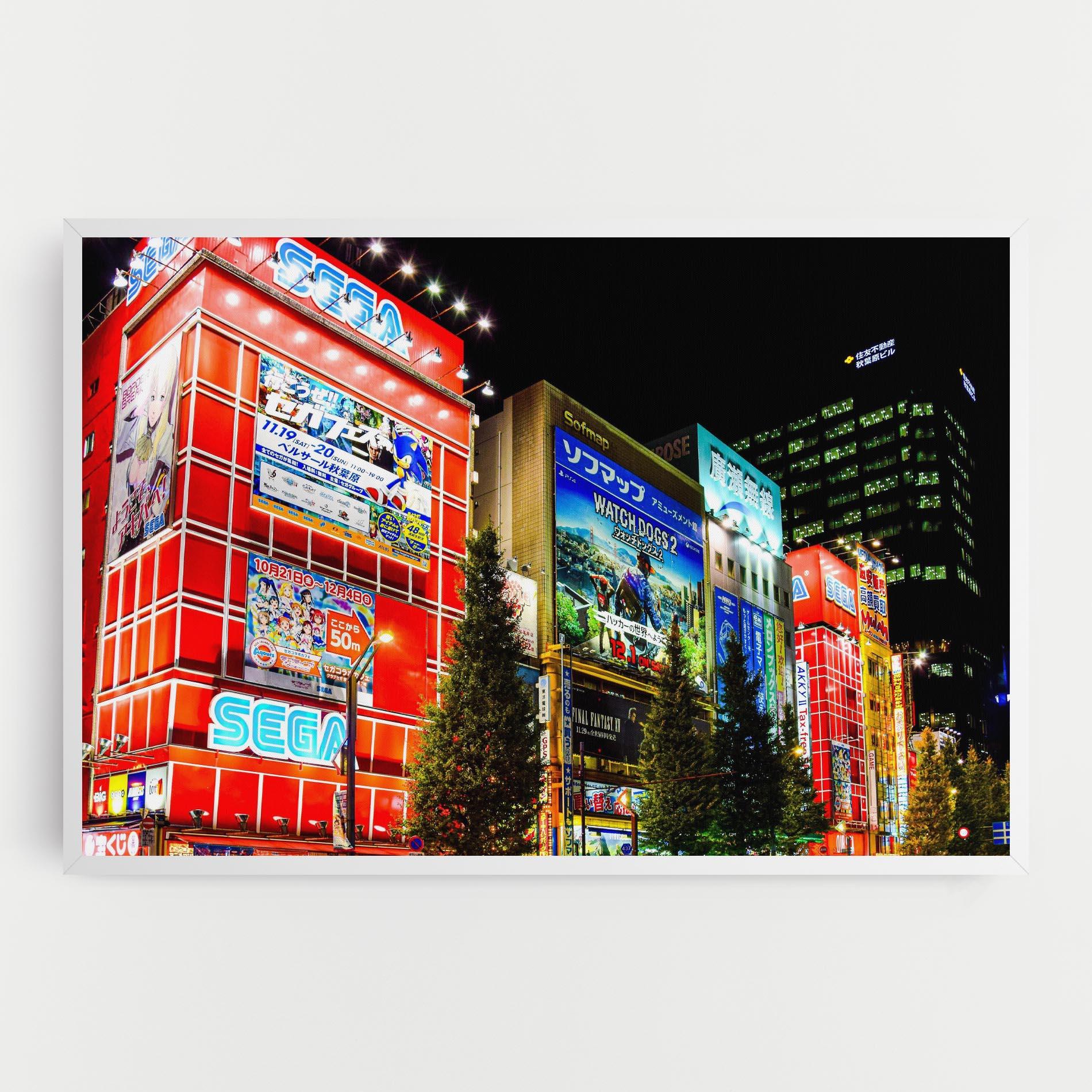 Tablou Canvas Akihabara Night mockup 0
