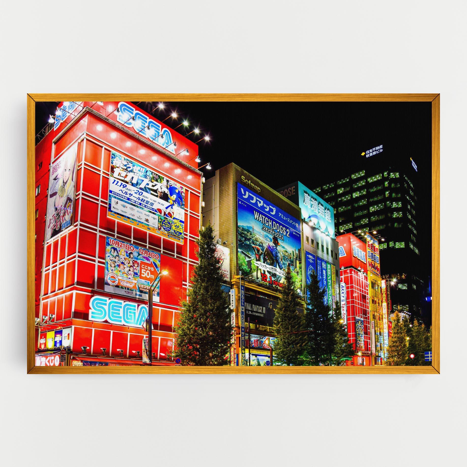 Tablou Canvas Akihabara Night mockup 0