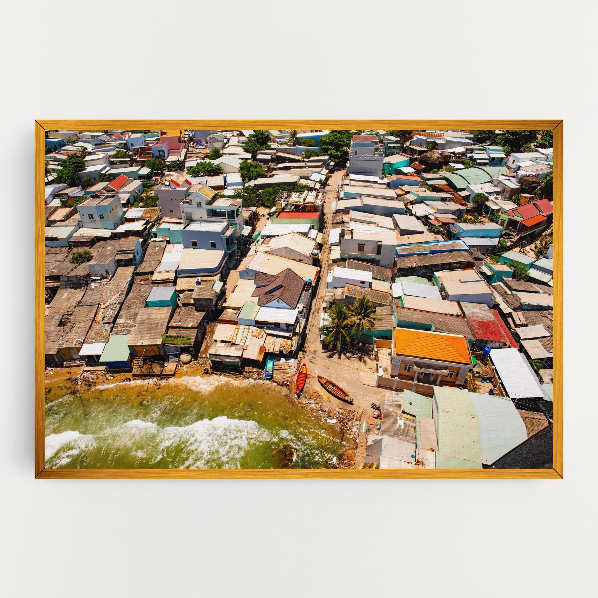 Tablou Canvas Vietnam Slums mockup 0