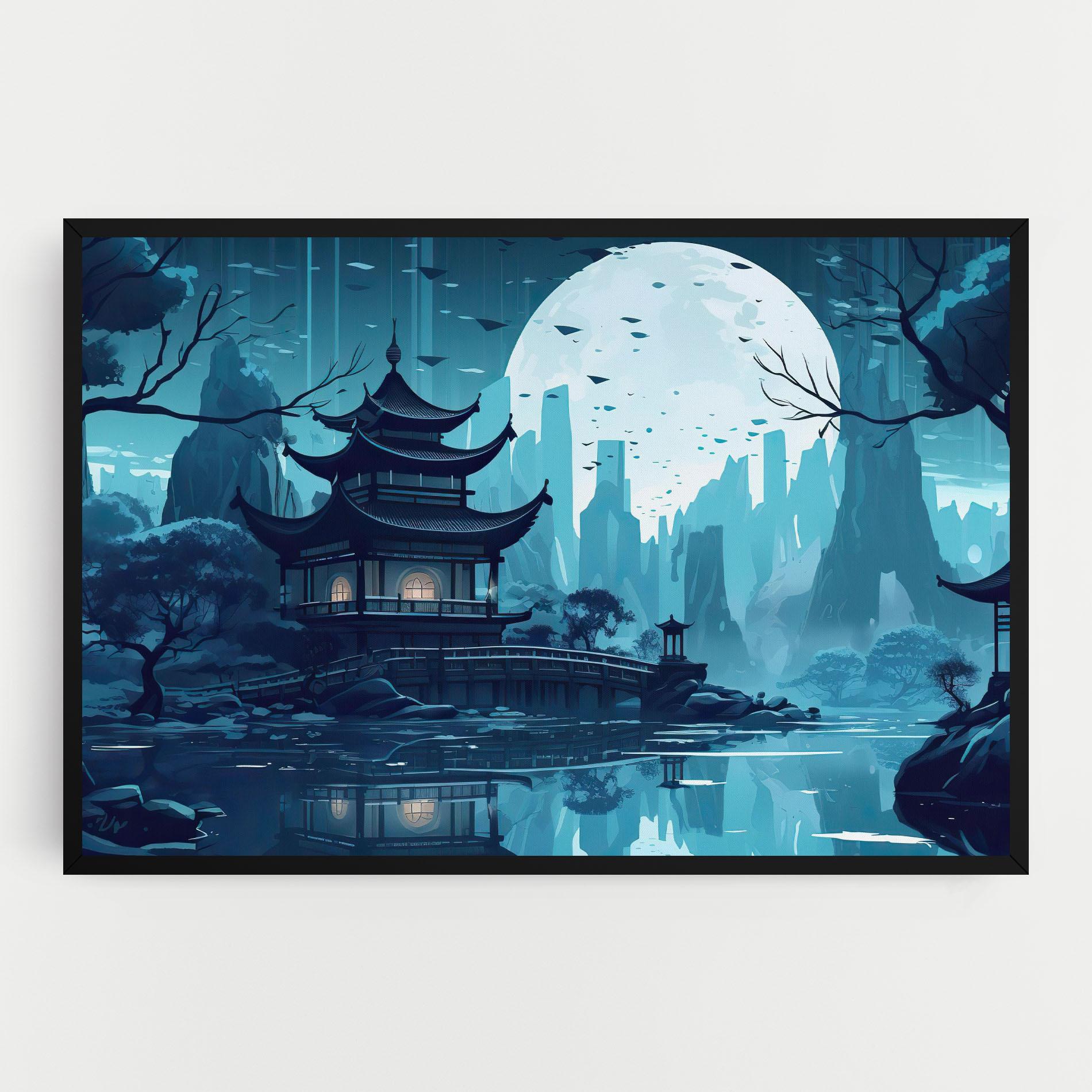 Tablou Canvas Chinese Cartoon mockup 0