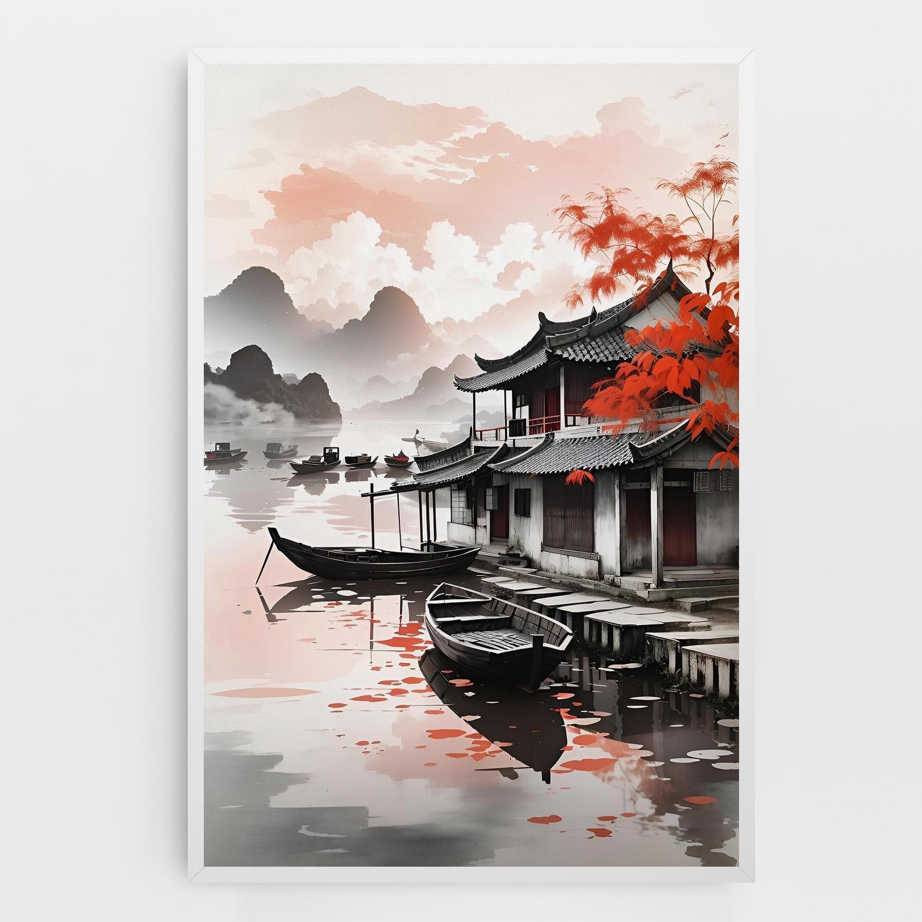 Tablou Canvas Architecture Reflections mockup 0