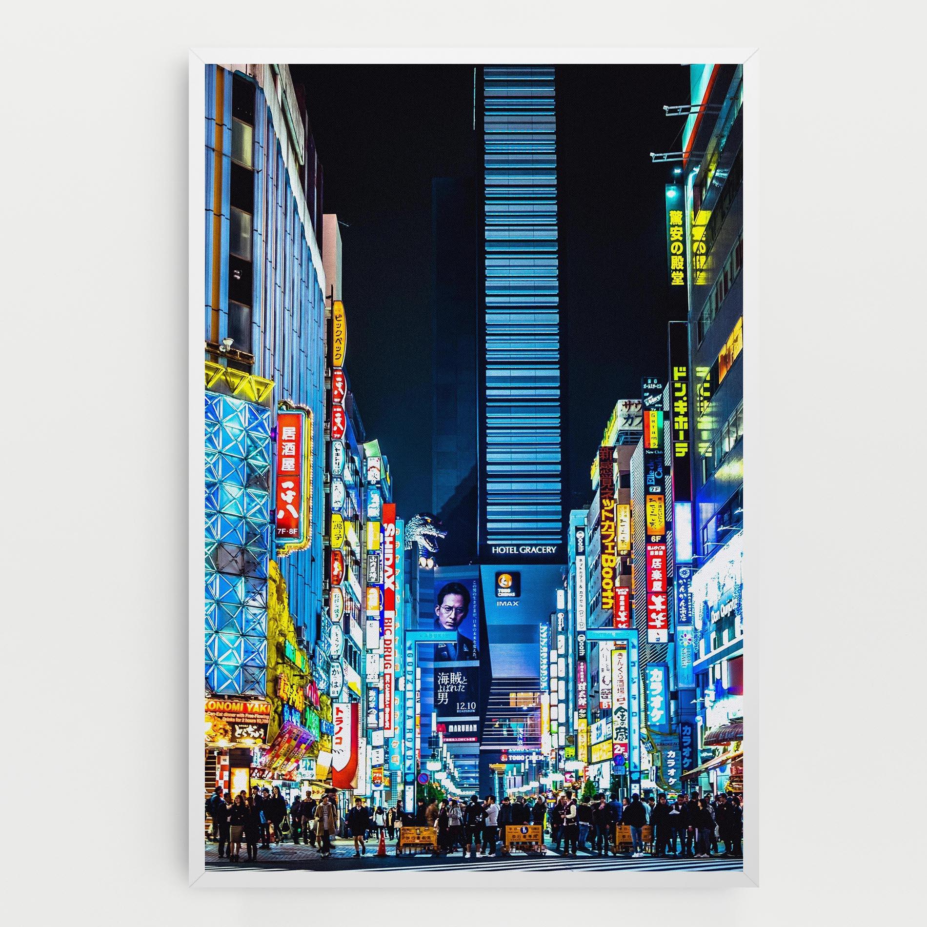Tablou Canvas Colorful City Lights mockup 0