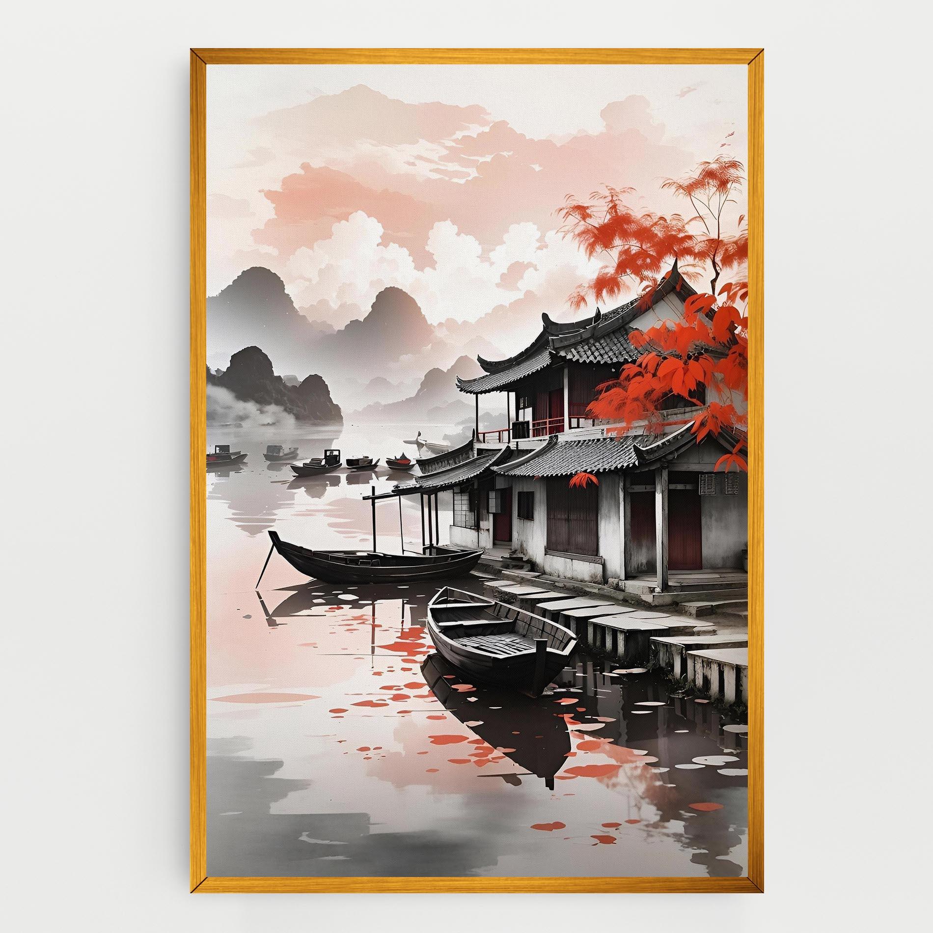 Tablou Canvas Architecture Reflections mockup 0