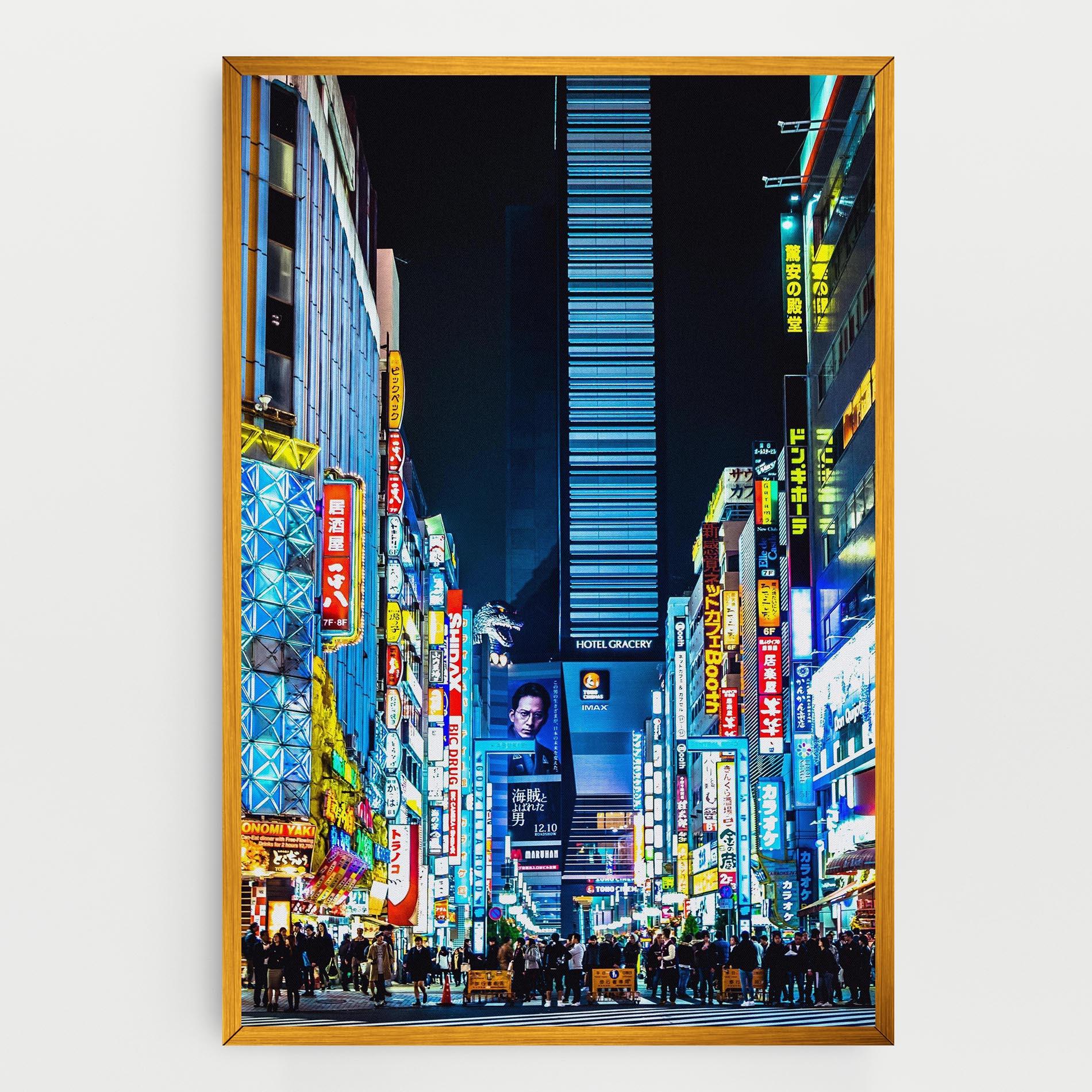Tablou Canvas Colorful City Lights mockup 0