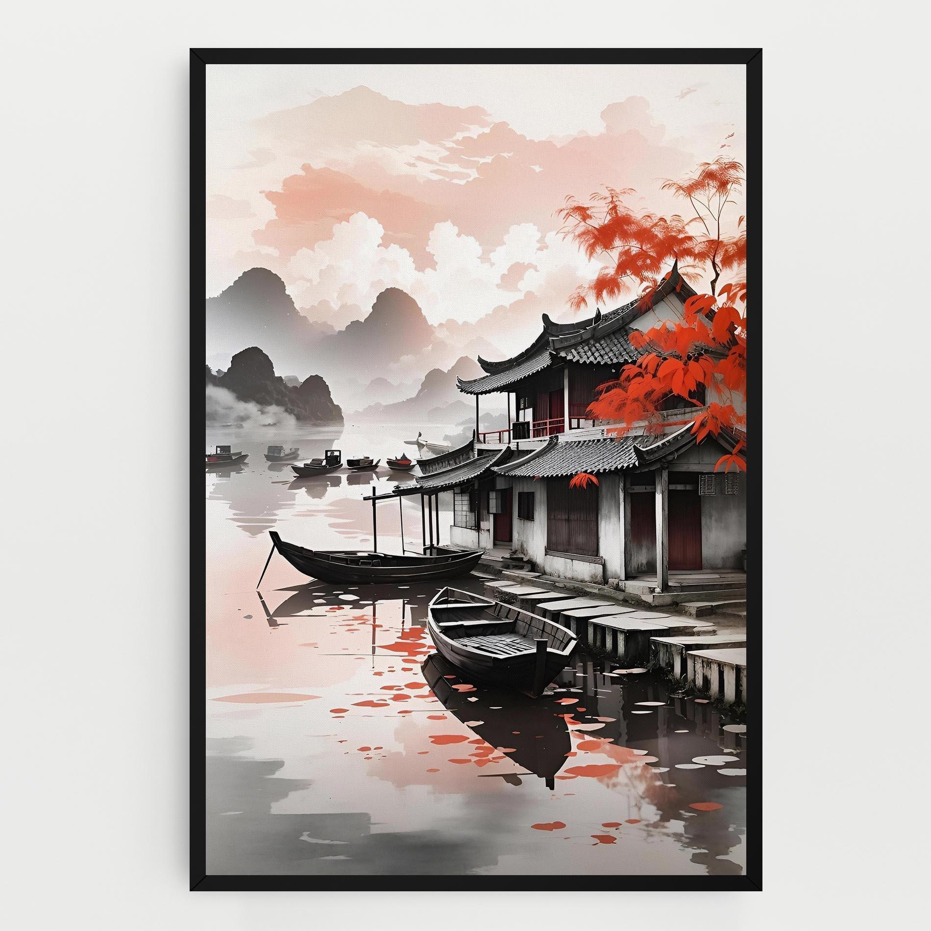 Tablou Canvas Architecture Reflections mockup 0