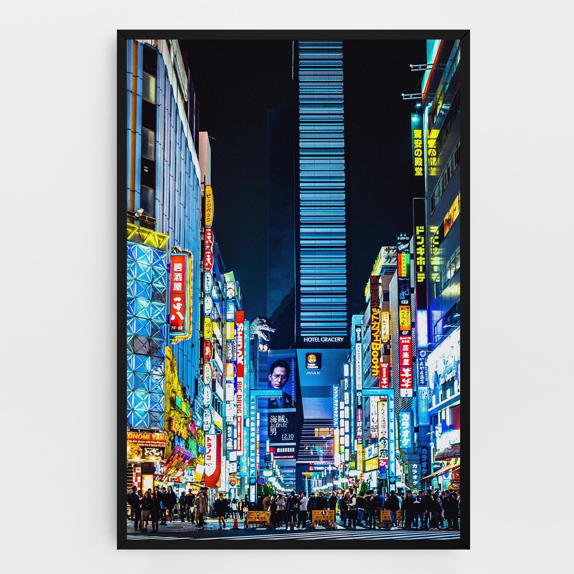 Tablou Canvas Colorful City Lights mockup 0