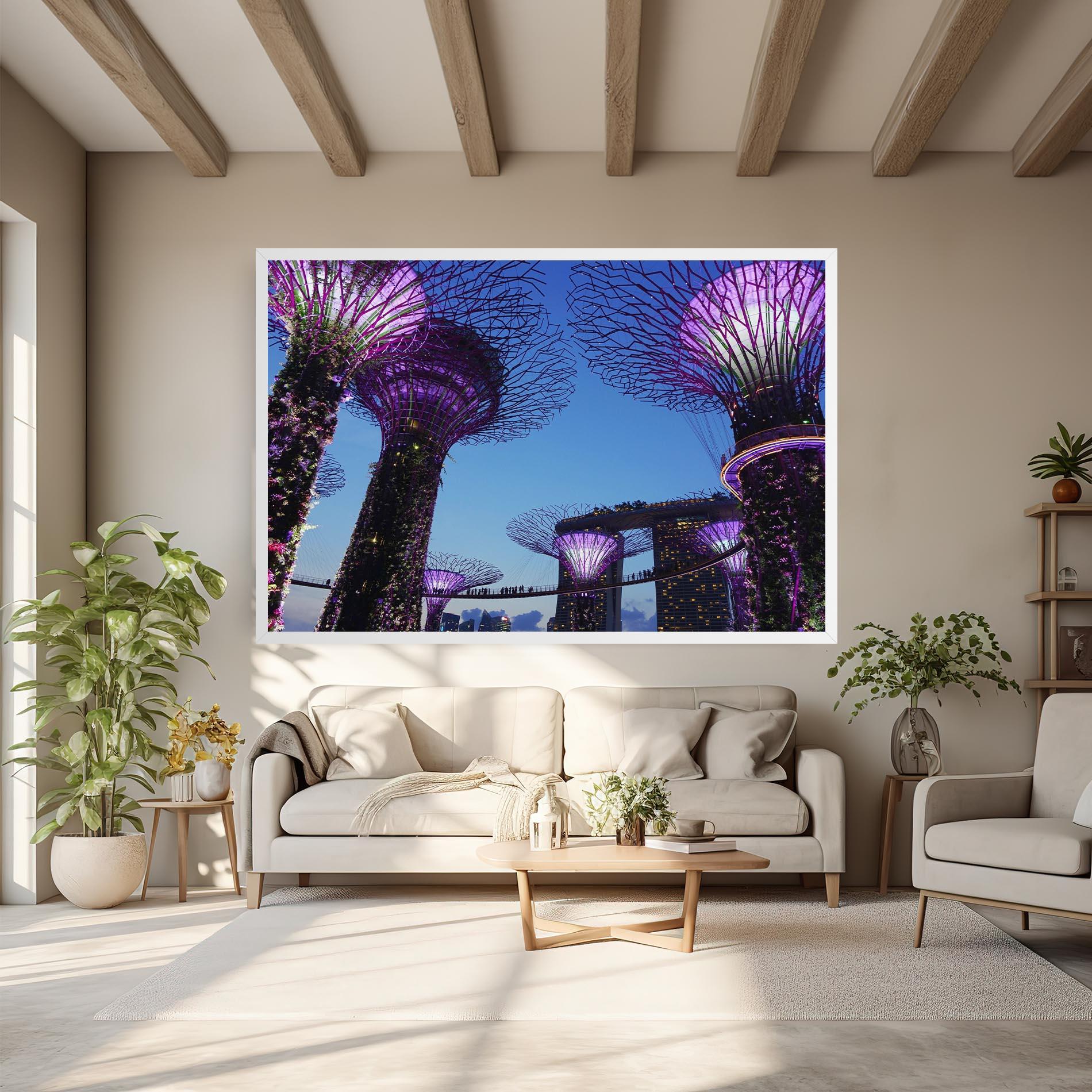 Tablou Canvas Gardens By The Bay mockup 6