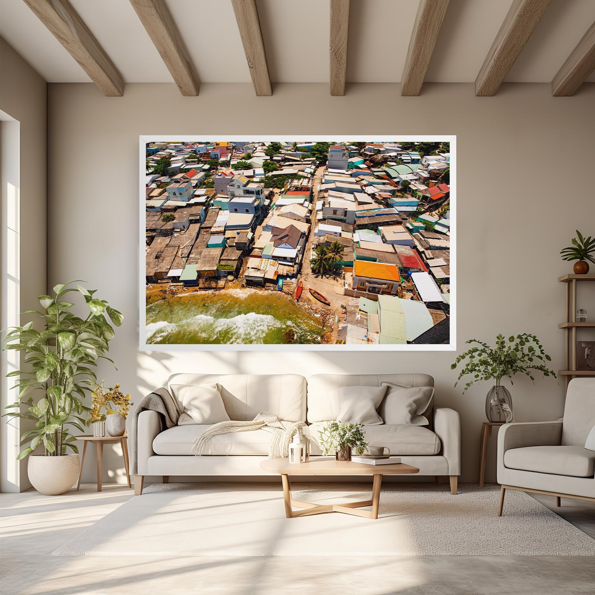 Tablou Canvas Vietnam Slums mockup 6