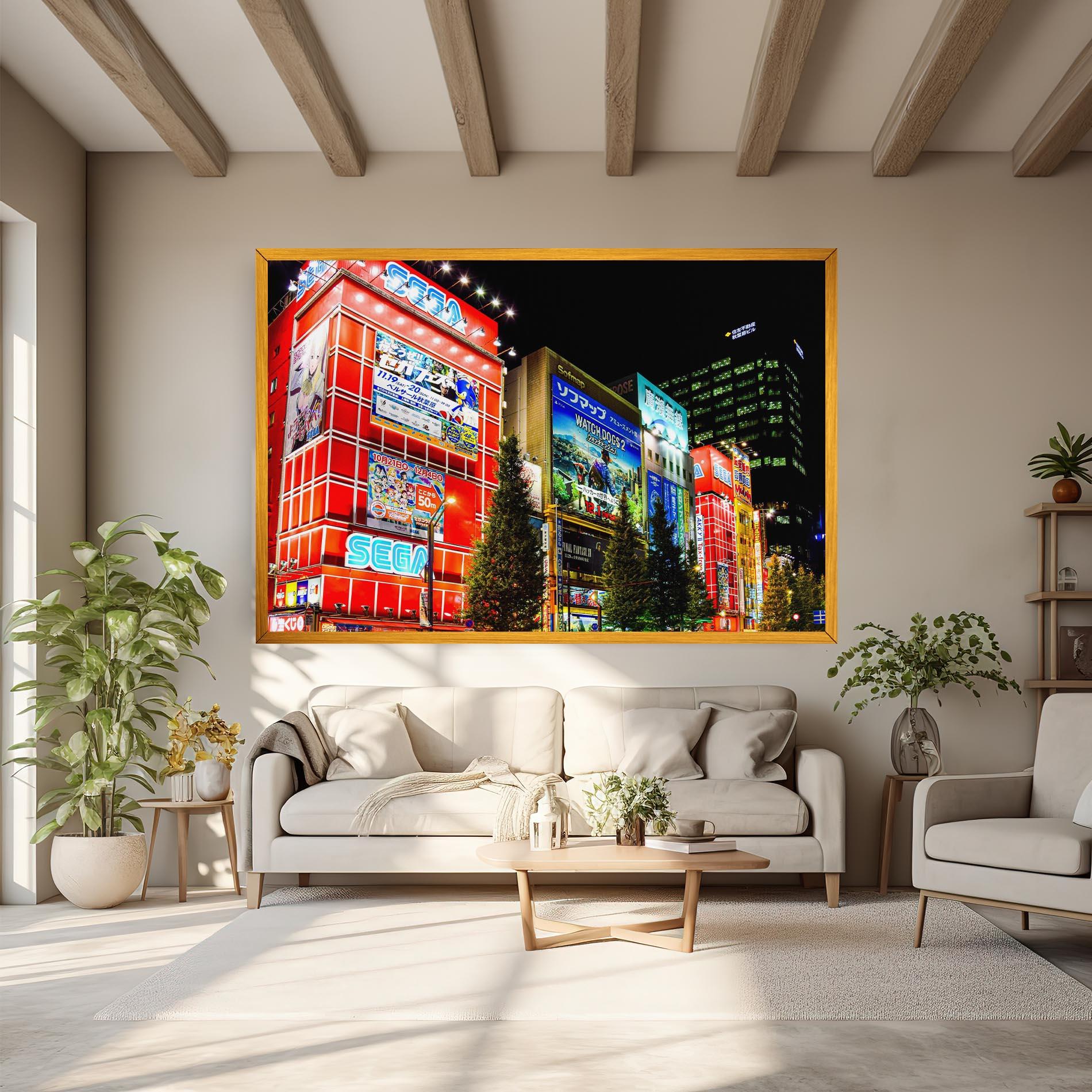 Tablou Canvas Akihabara Night mockup 6