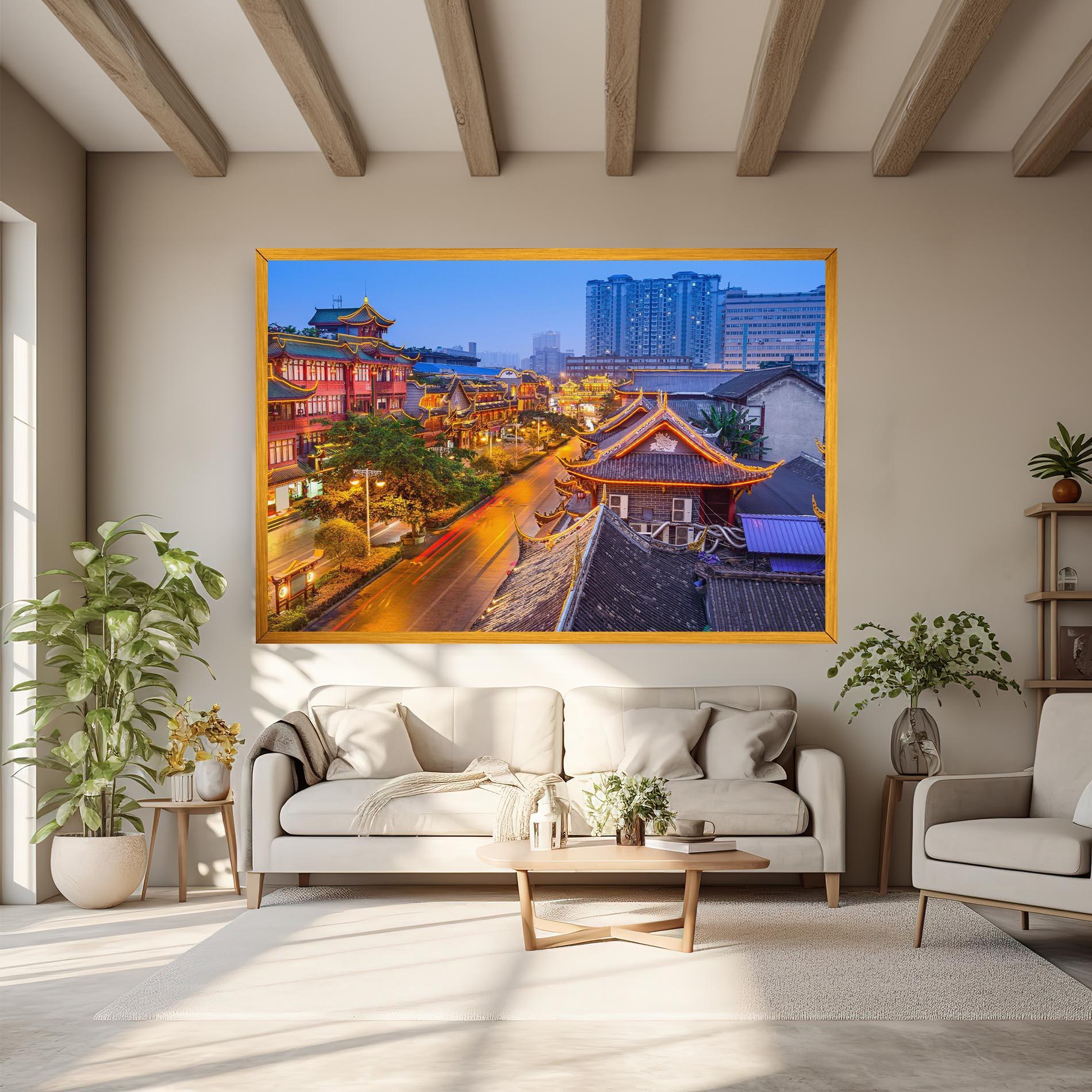 Tablou Canvas Chengdu China mockup 6
