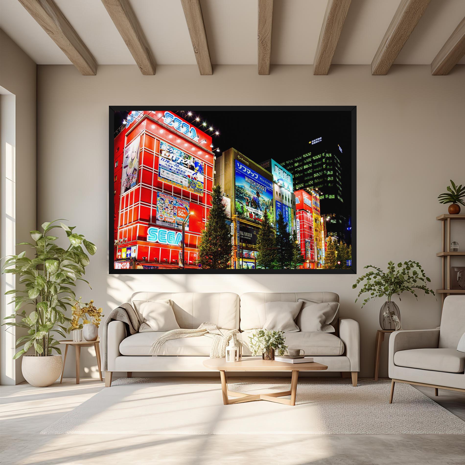 Tablou Canvas Akihabara Night mockup 6
