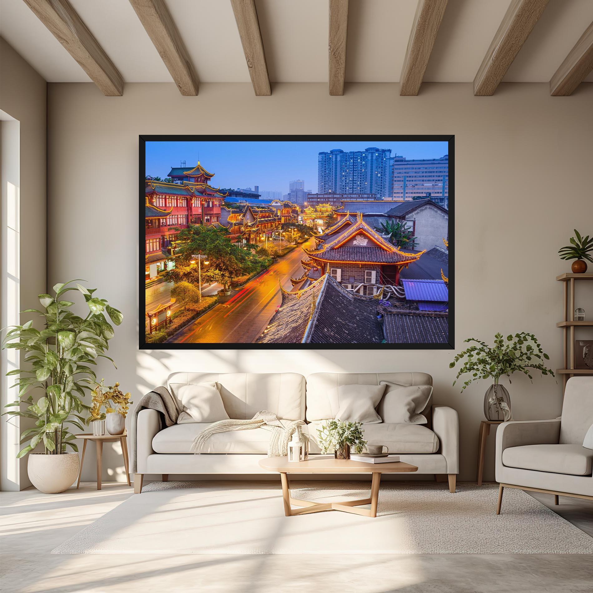 Tablou Canvas Chengdu China mockup 6